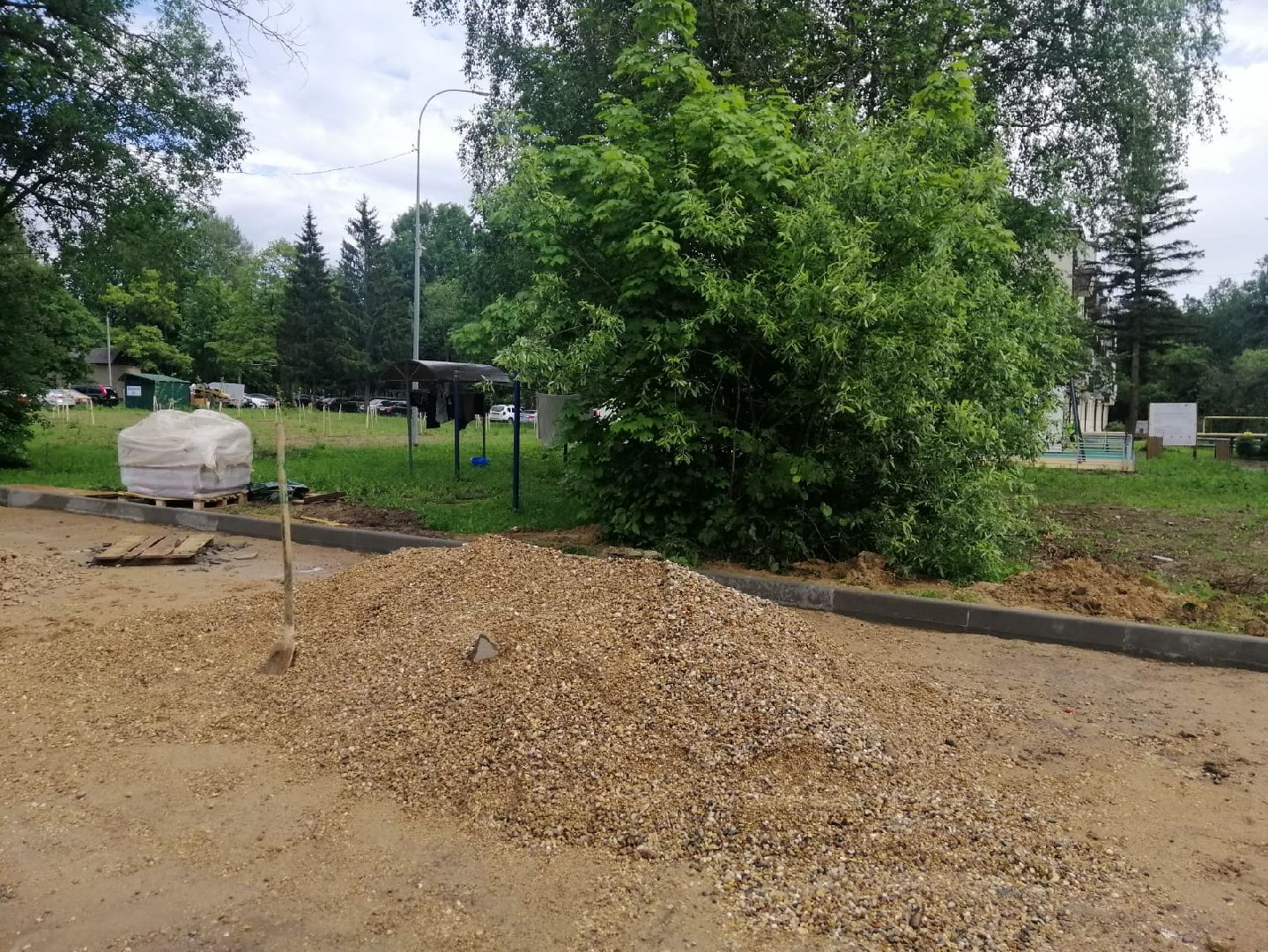 городской округ восход, благоустройство, парковка автомобилей, парковочный карман,