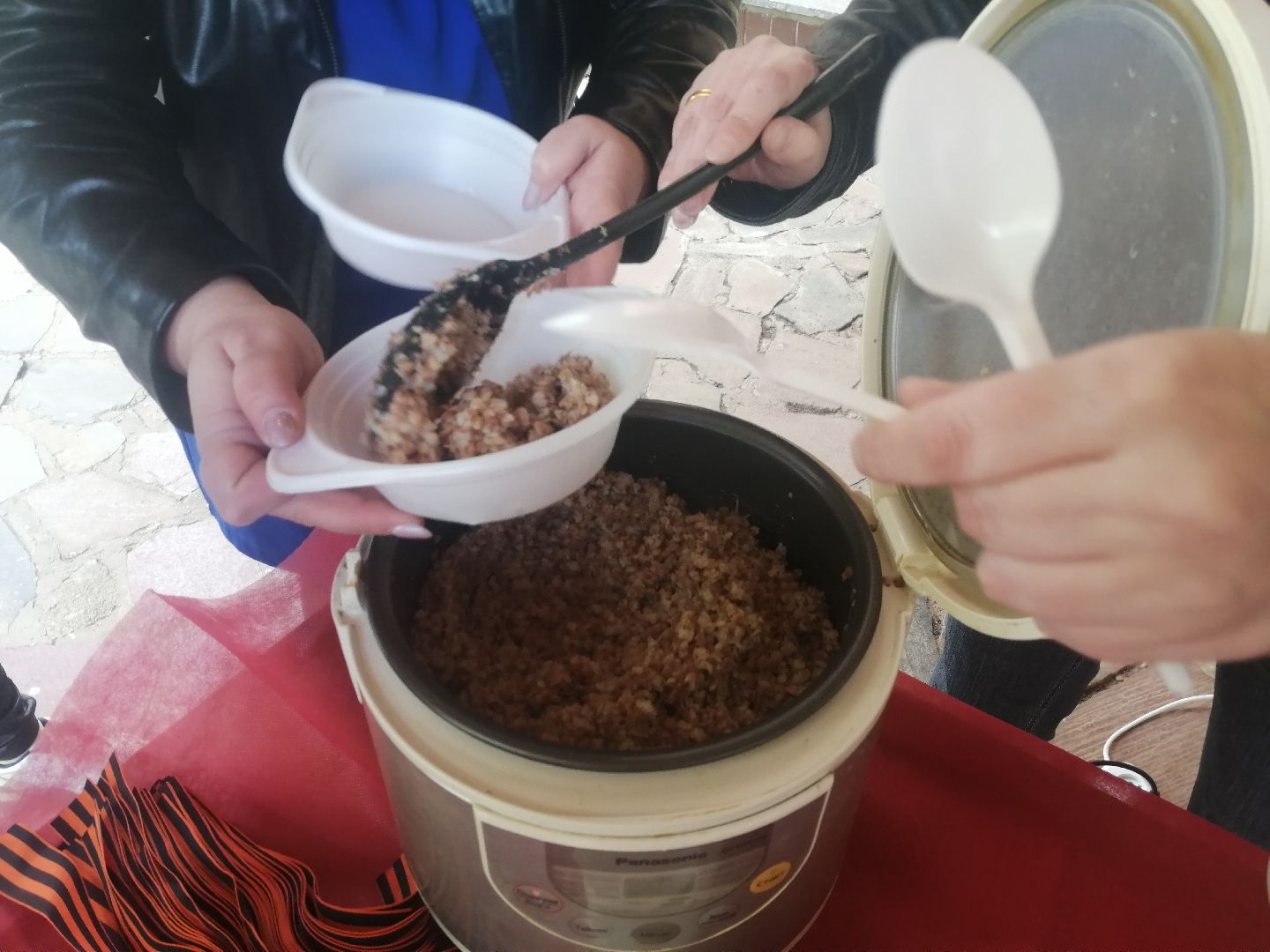 Протвино, День Победы, 9 мая, полевая кухня, солдатская каша, библиотека