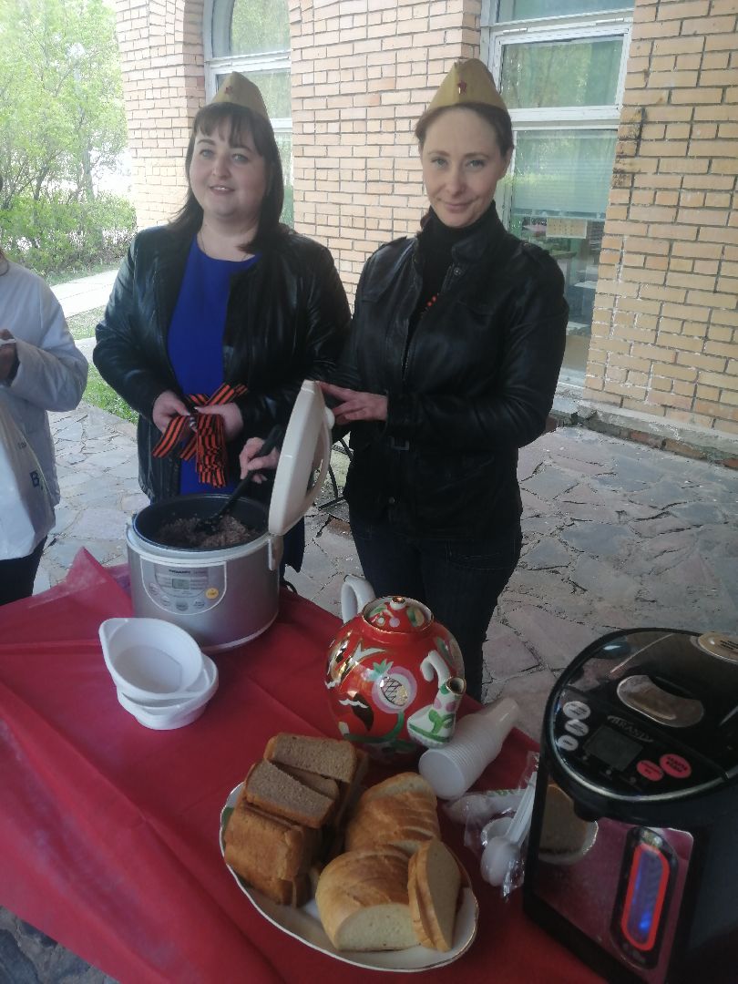 Протвино, День Победы, 9 мая, полевая кухня, солдатская каша, библиотека