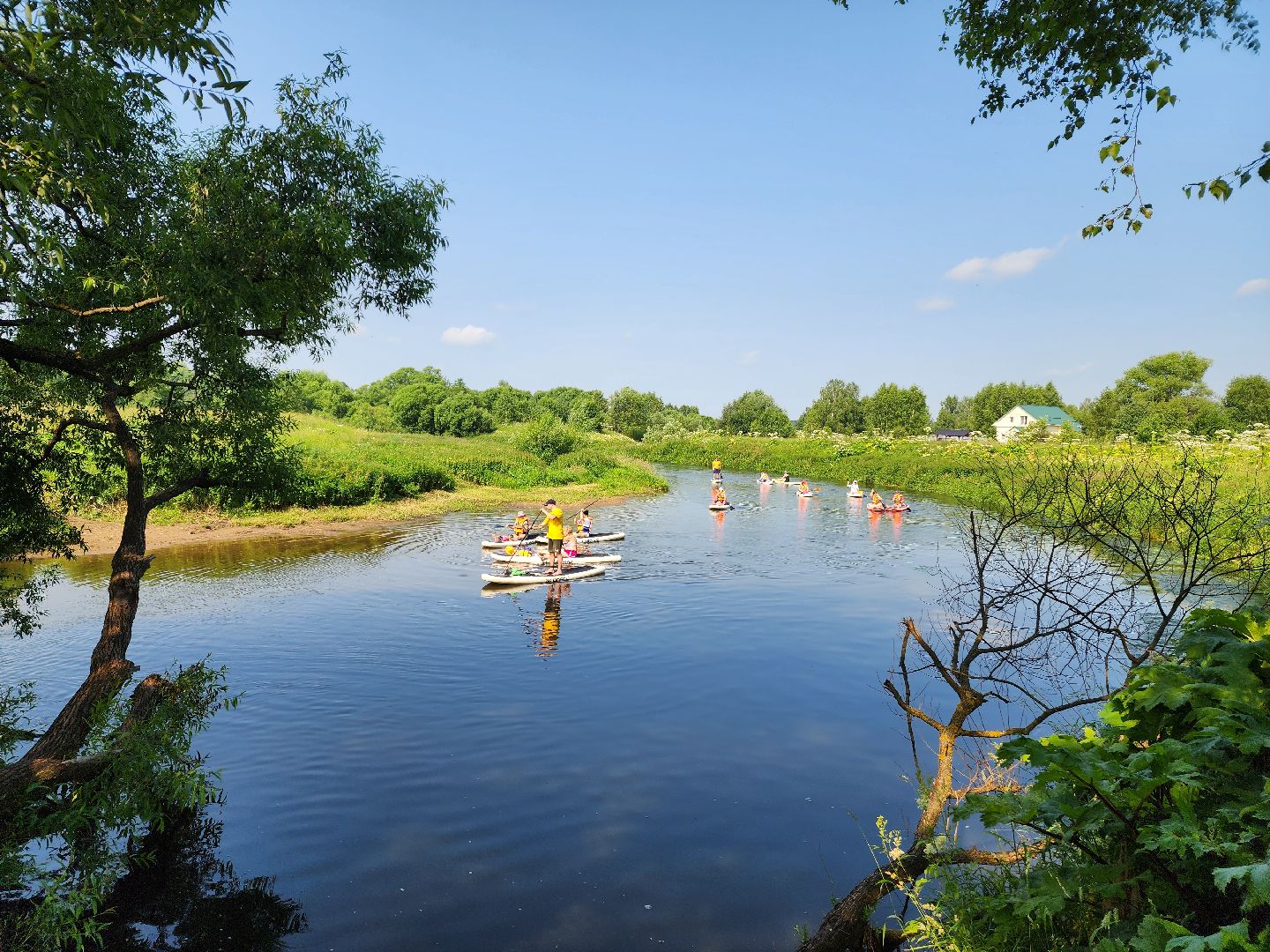красноармейск, городской округ пушкинский, активное долголетие, сплав на сапбордах,