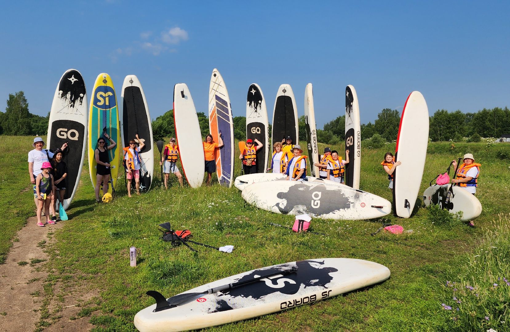 красноармейск, городской округ пушкинский, активное долголетие, сплав на сапбордах,