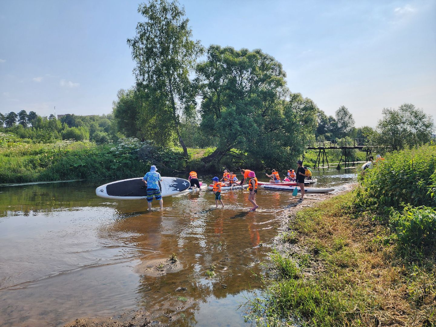 красноармейск, городской округ пушкинский, активное долголетие, сплав на сапбордах,