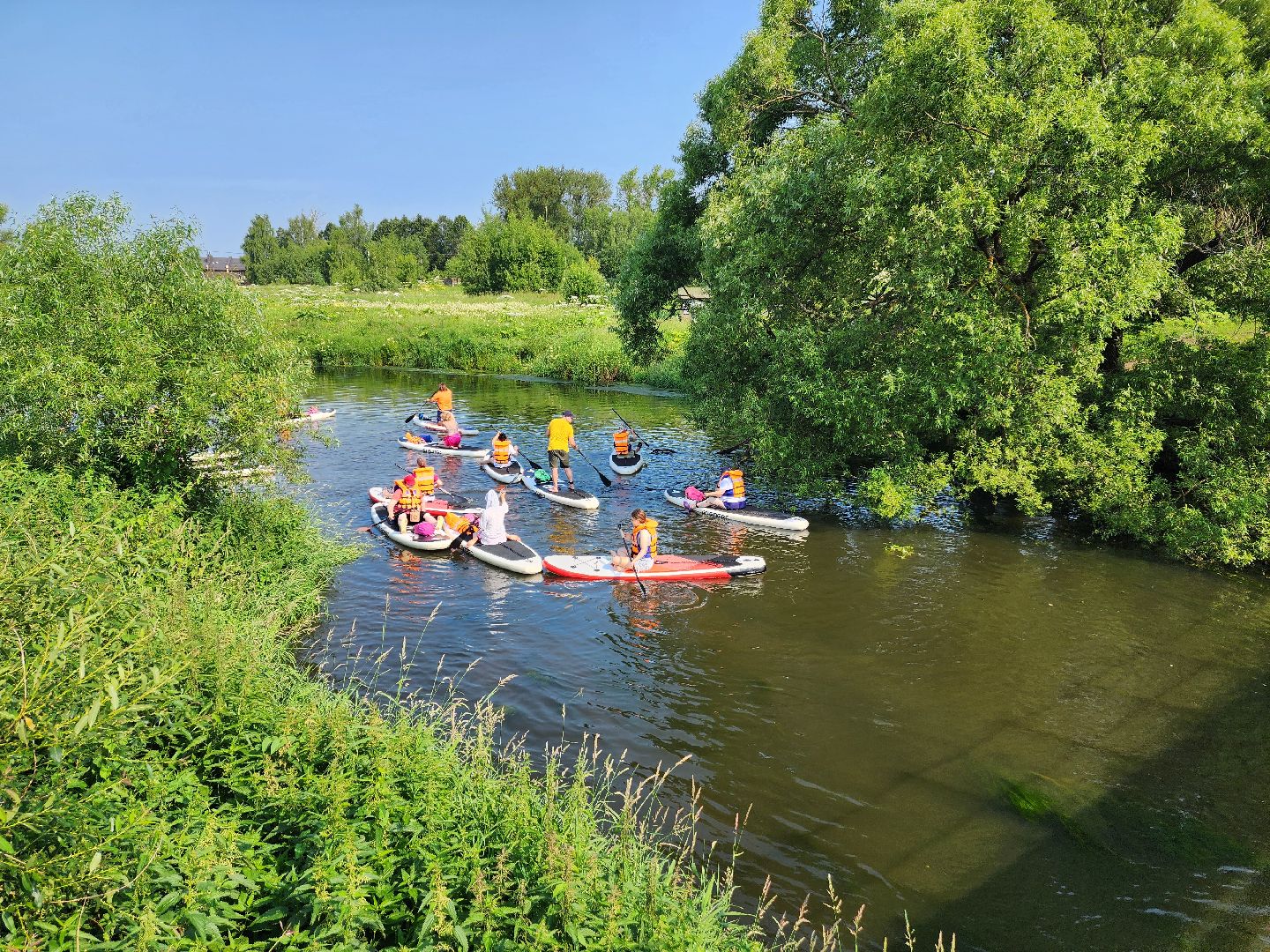 красноармейск, городской округ пушкинский, активное долголетие, сплав на сапбордах,