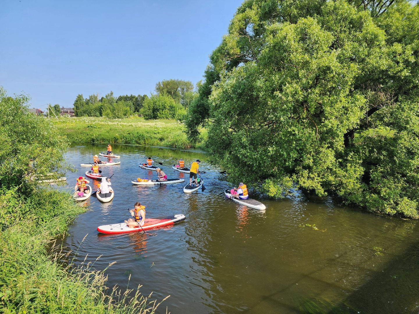 красноармейск, городской округ пушкинский, активное долголетие, сплав на сапбордах,
