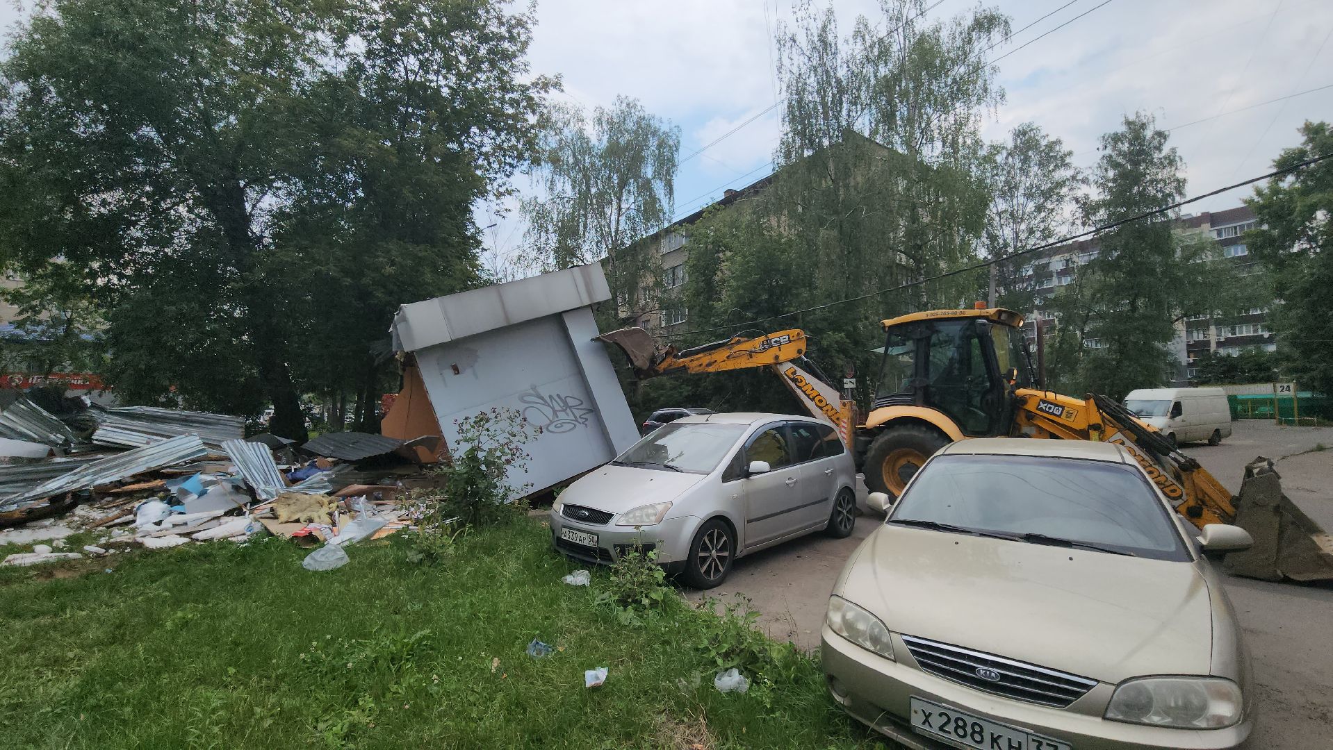 люберцы, снос незаконных объектов, нестационарный объект,