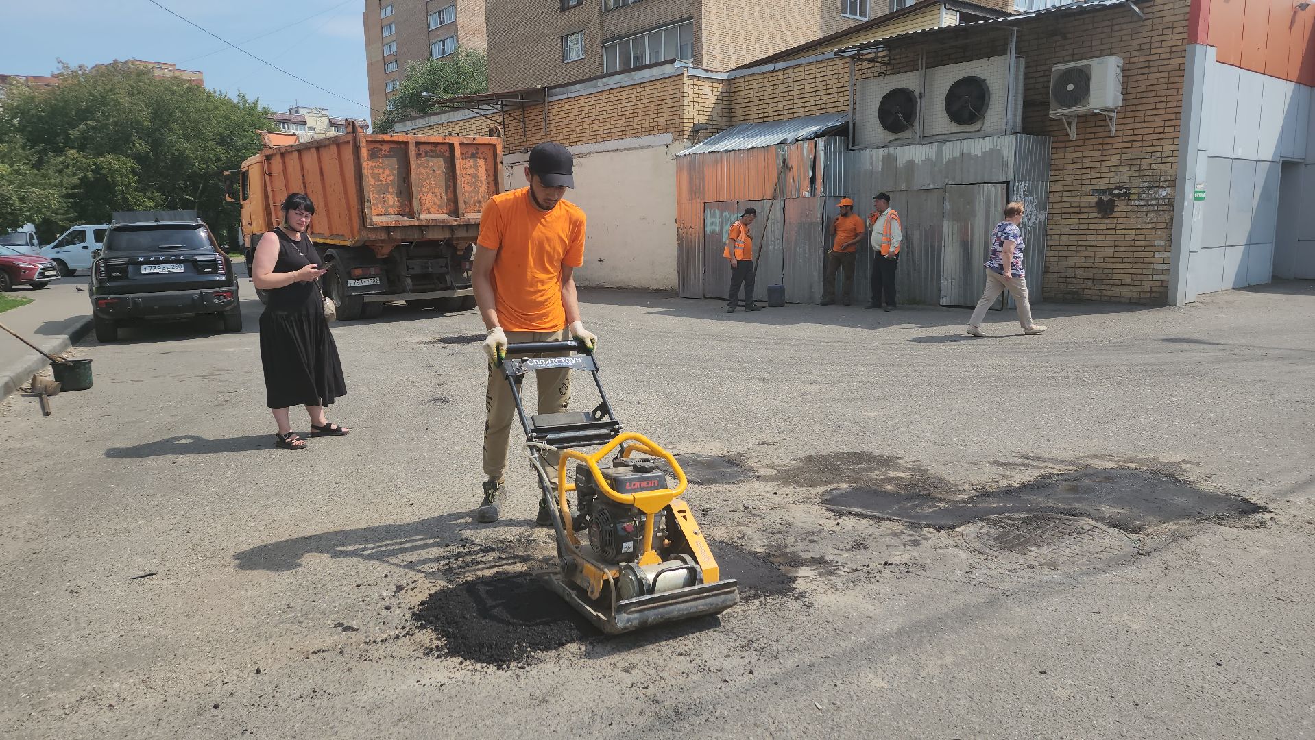 вертикалки, ивантеевка, ямочный ремонт, ямы, асфальтирование,коммунальная служба,