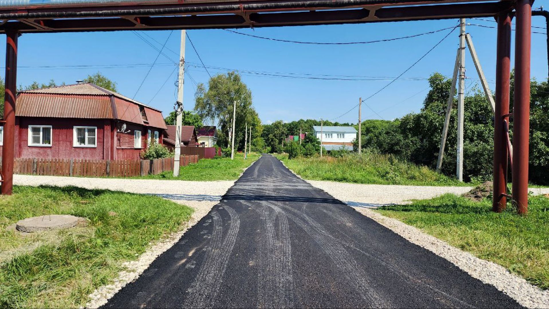 луховицы, белоомут, строительство дороги, благоустройство,