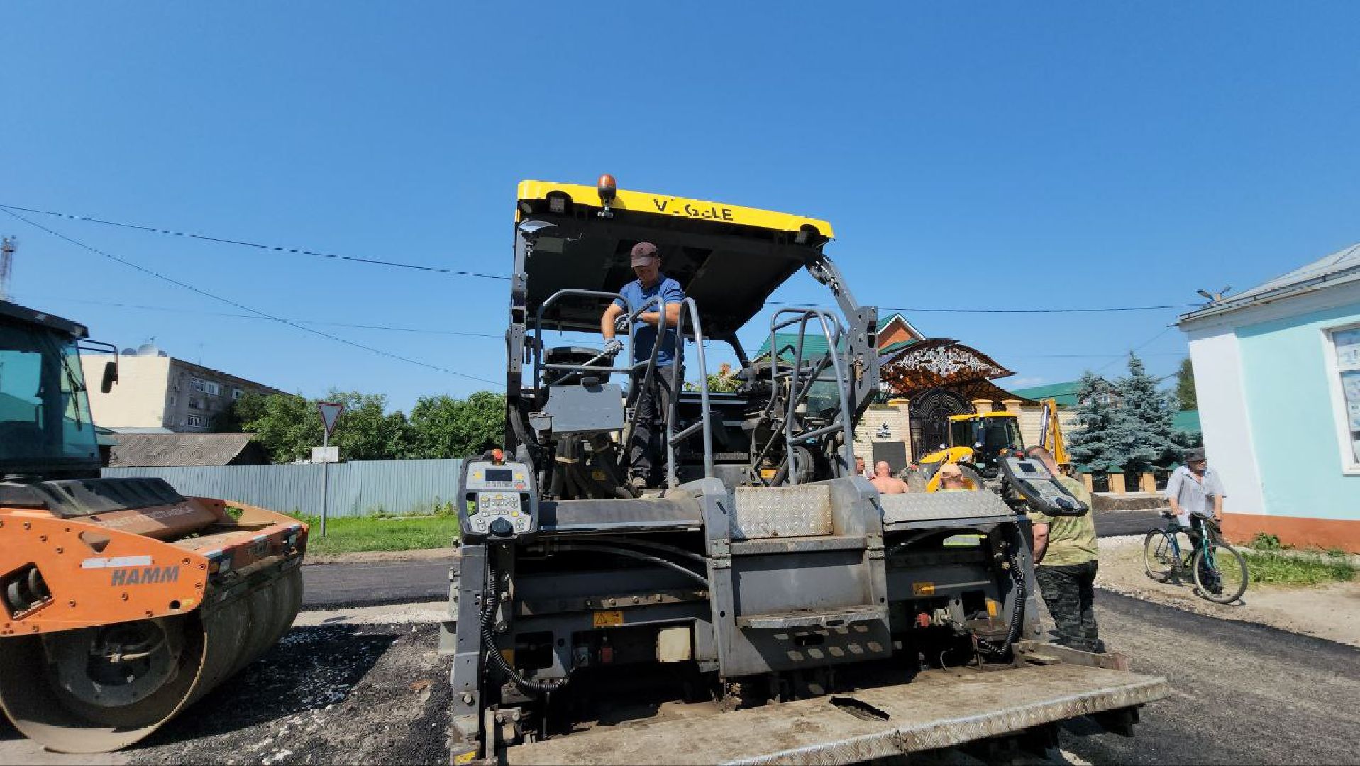 луховицы, белоомут, строительство дороги, благоустройство,
