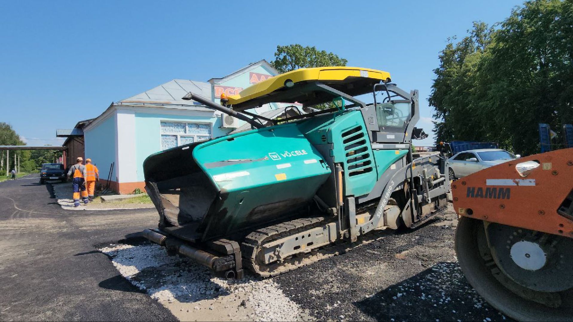 луховицы, белоомут, строительство дороги, благоустройство,