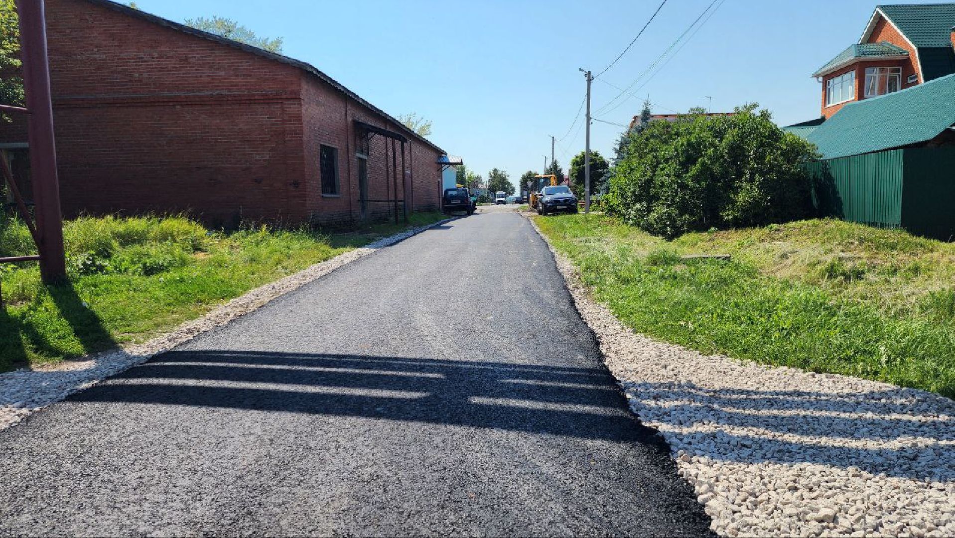 луховицы, белоомут, строительство дороги, благоустройство,
