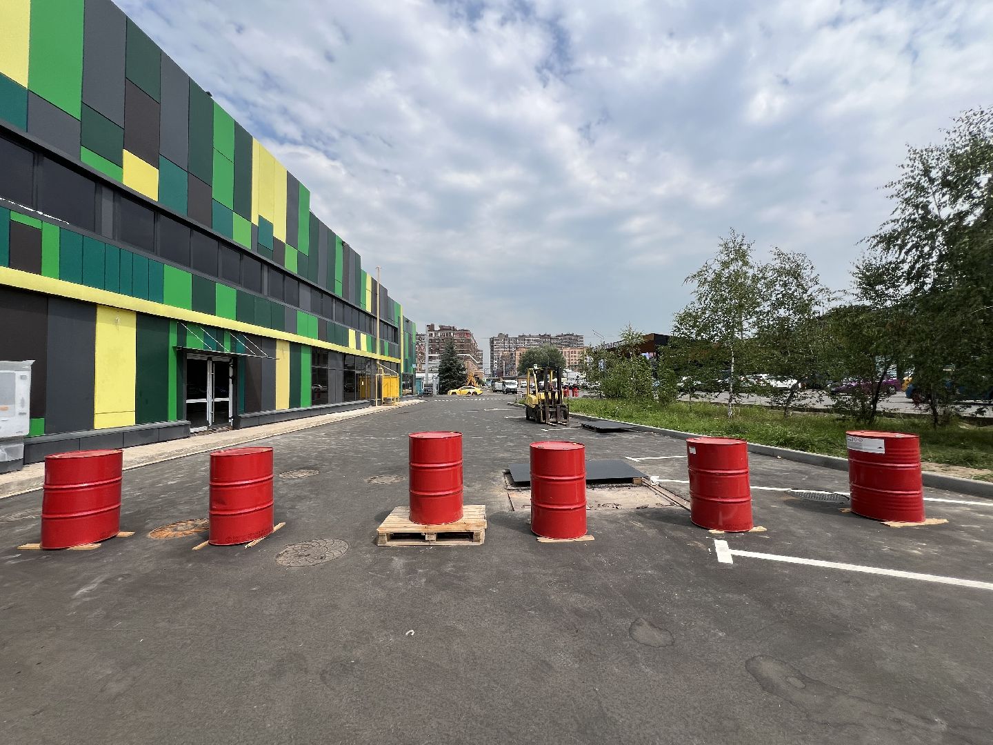 Химки, Дороги, Парковки, Разметка,