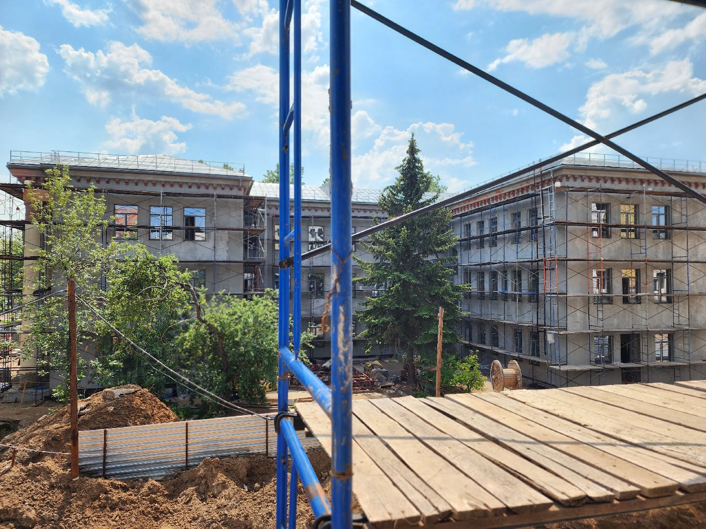 королёв, капитальный  ремонт, поликлиника 1,