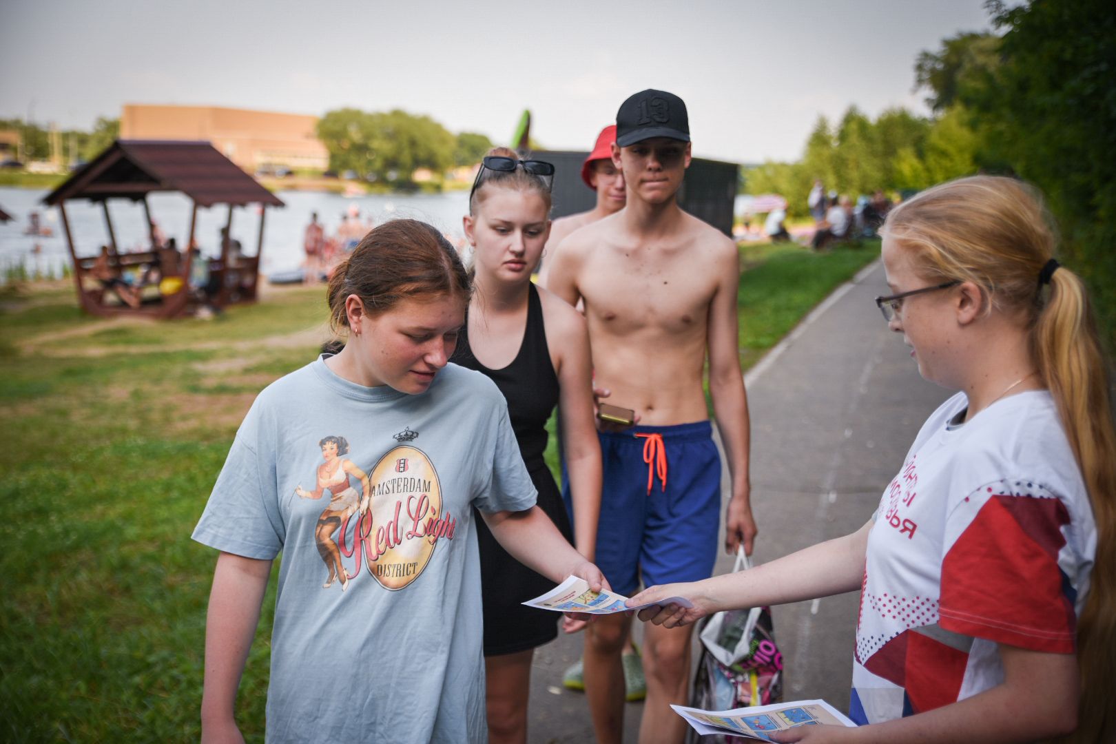 бронницы, рейд безопасности на пляже , дети, отдых у воды, пляж на бельском озере в бронницах,