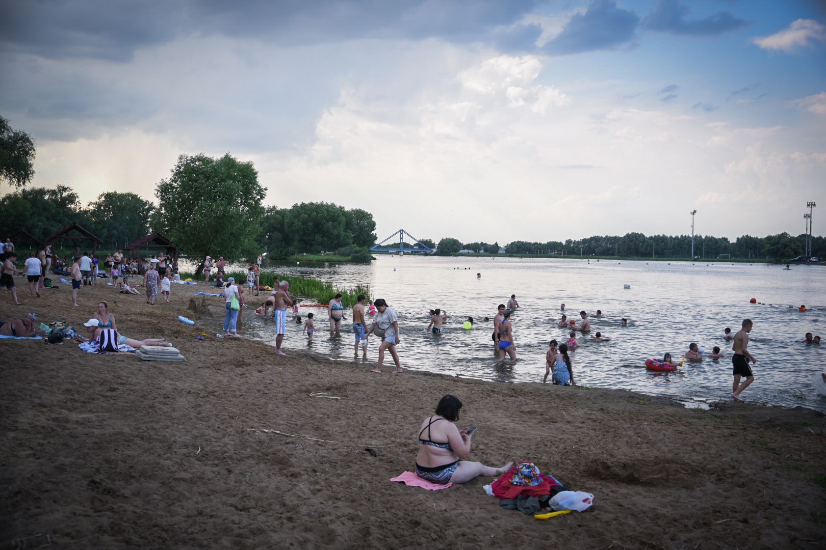 бронницы, рейд безопасности на пляже , дети, отдых у воды, пляж на бельском озере в бронницах,