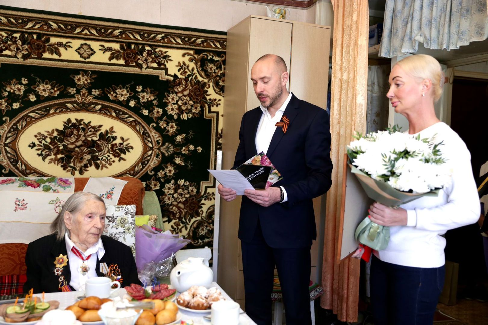 Солнечногорск, юбилей, ветеран, столет, участниквойны