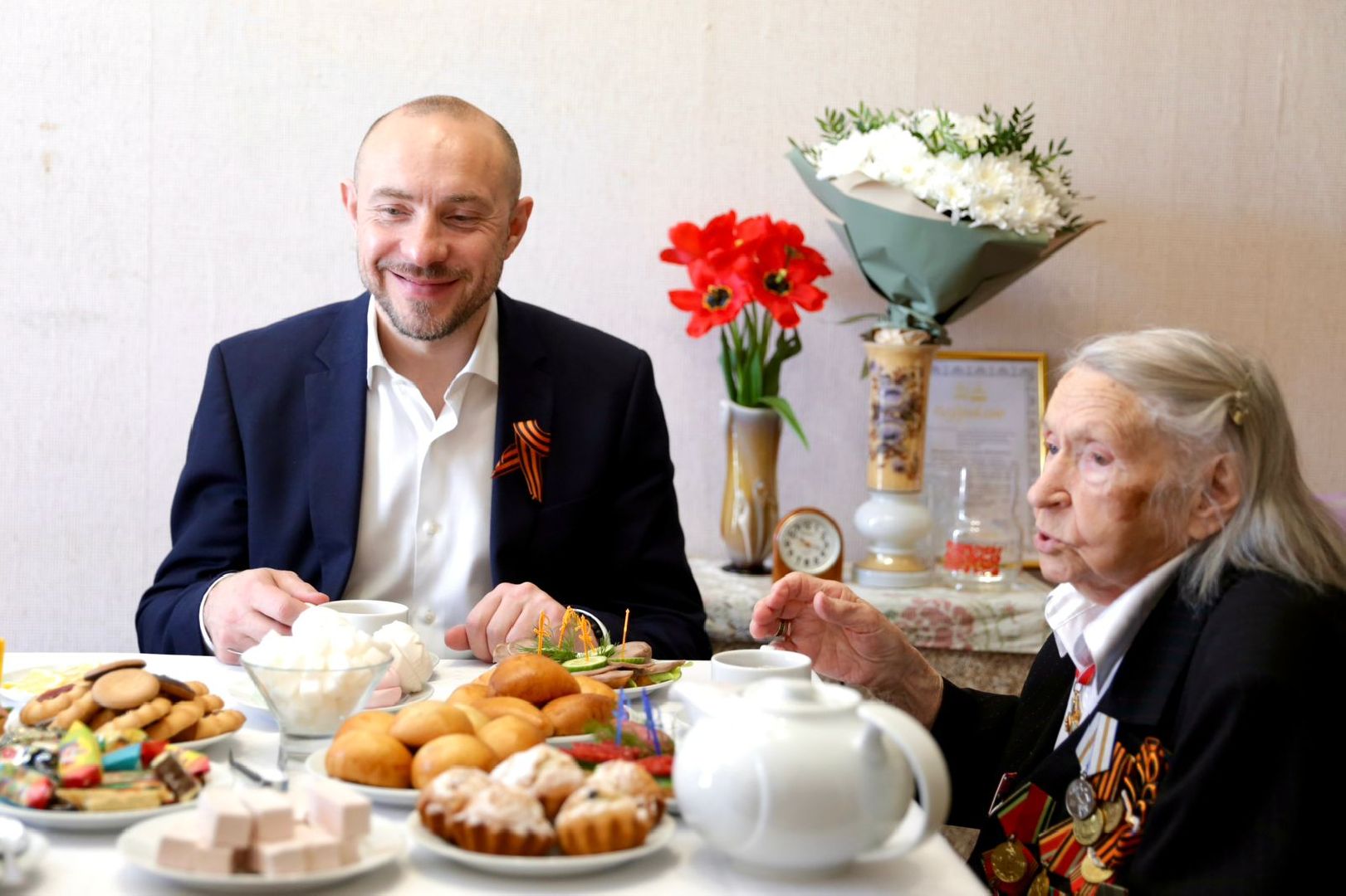 Солнечногорск, юбилей, ветеран, столет, участниквойны