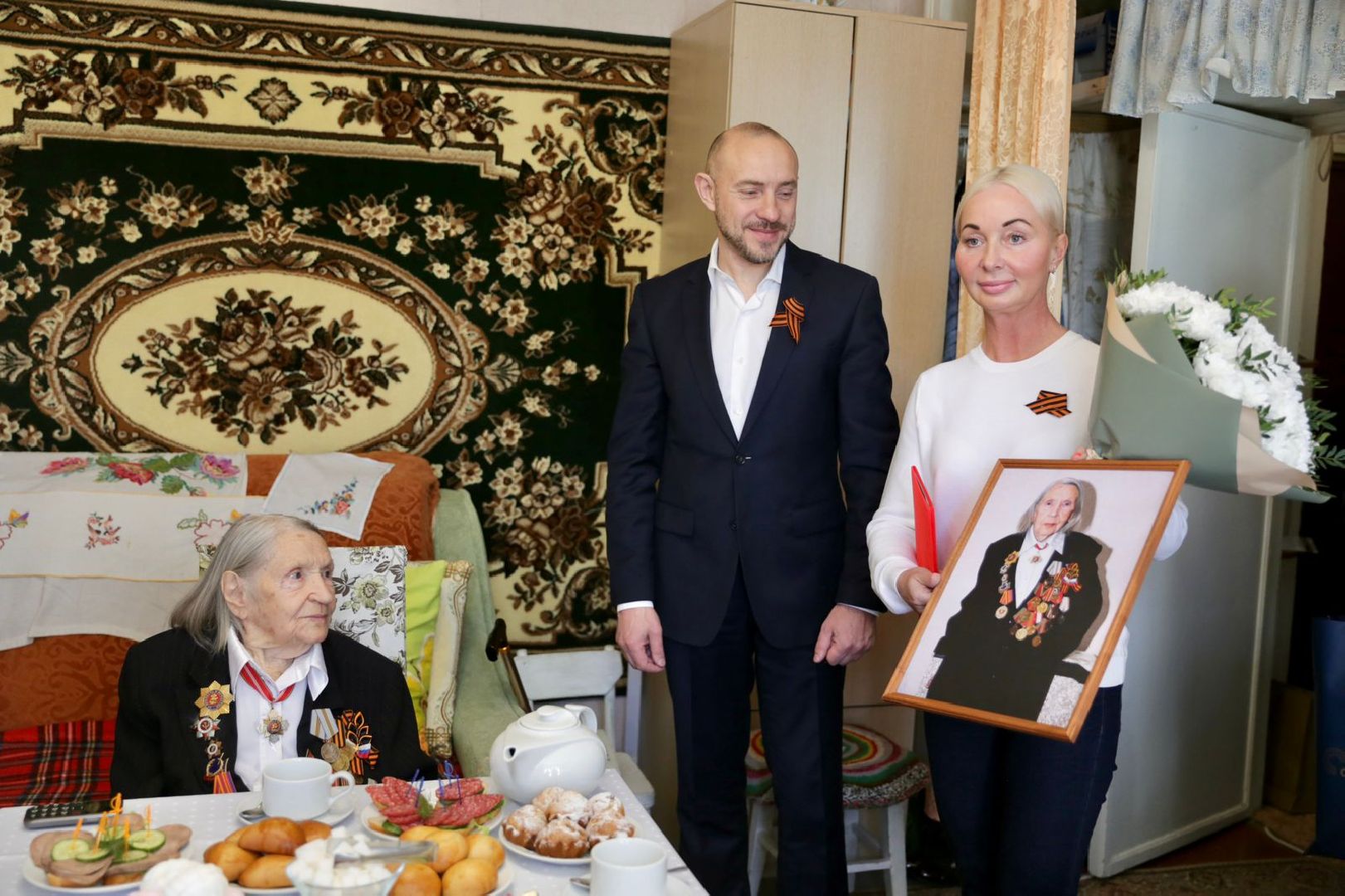 Солнечногорск, юбилей, ветеран, столет, участниквойны