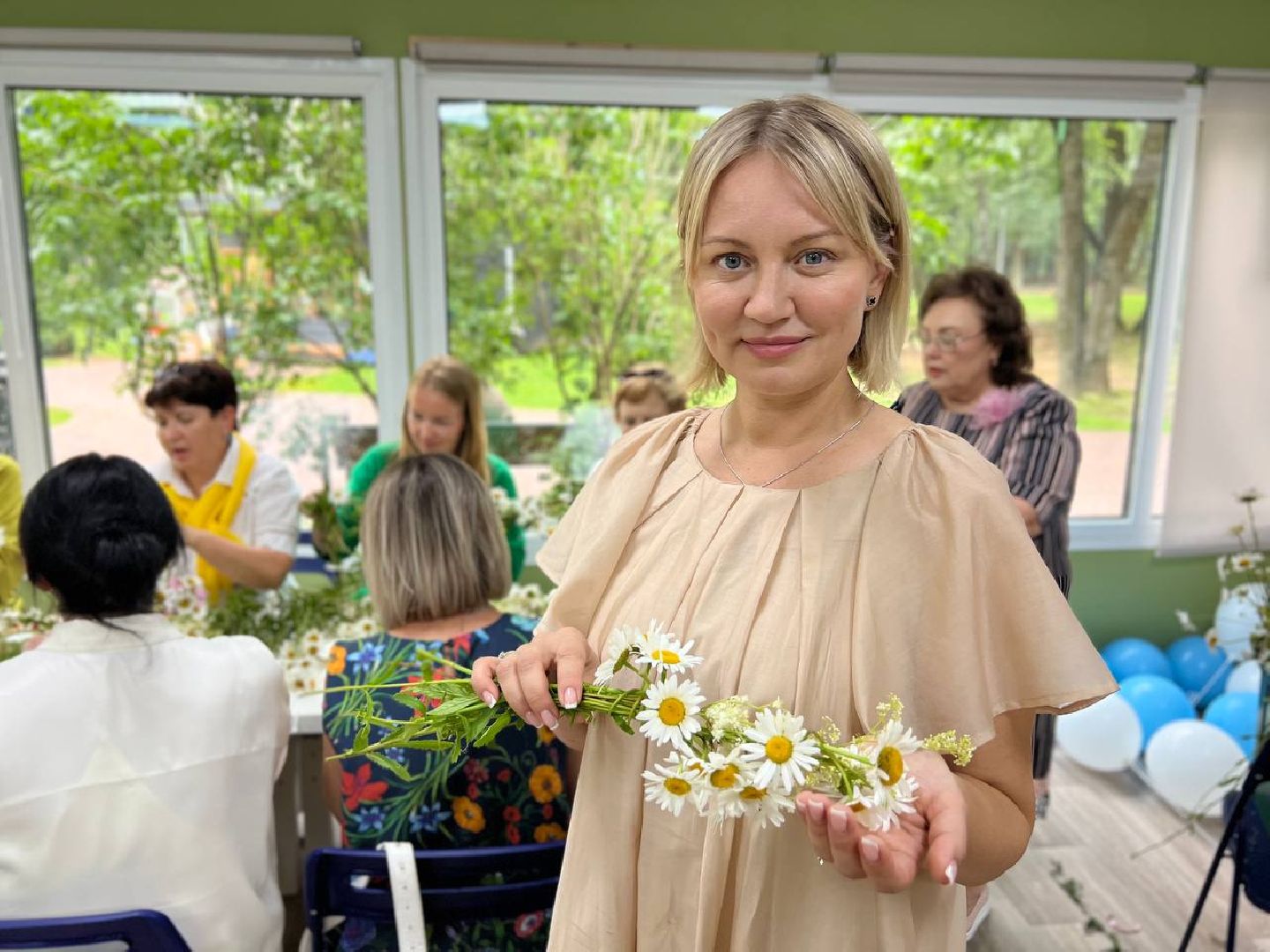 сергиев посад, сергиево-посадский городской округ, союз женщин россии, валентина устименко, венки,