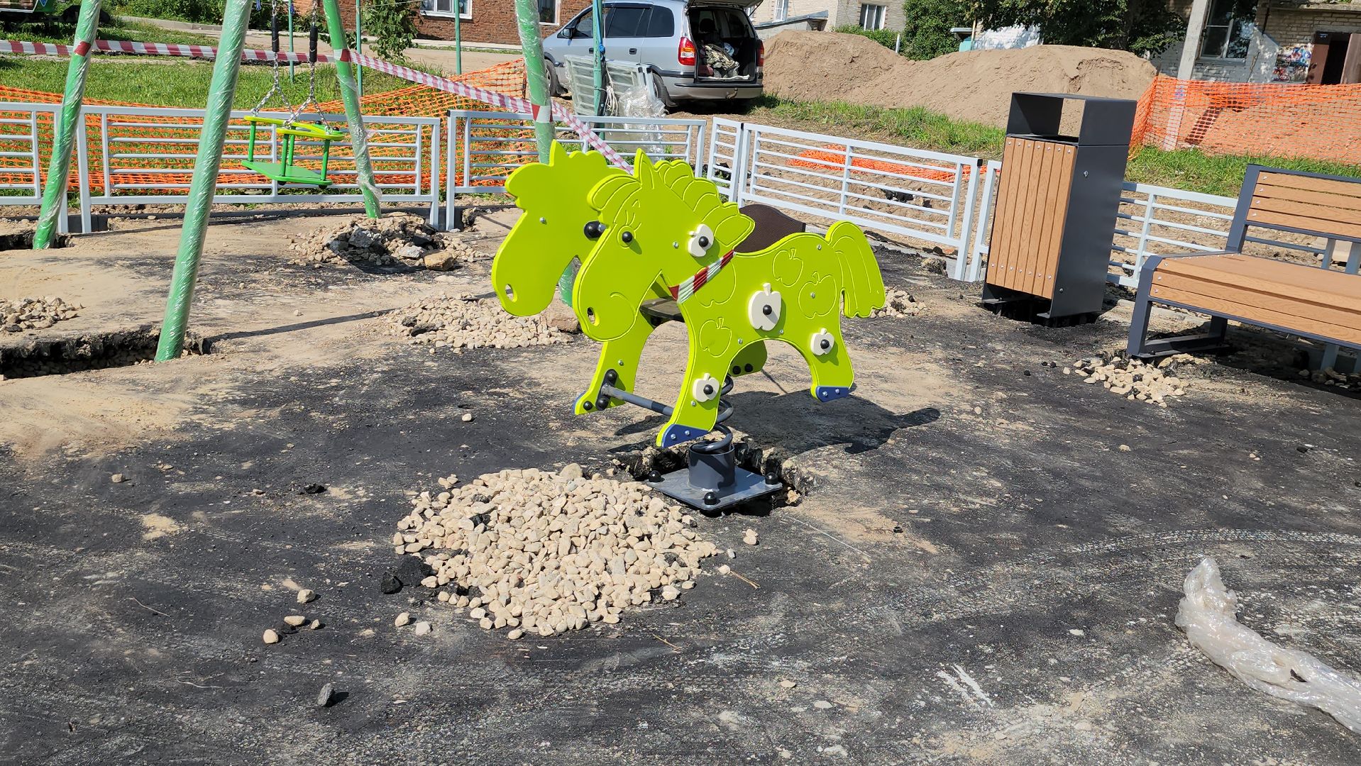 щёлково, новая детская площадка, установка детской площадки,