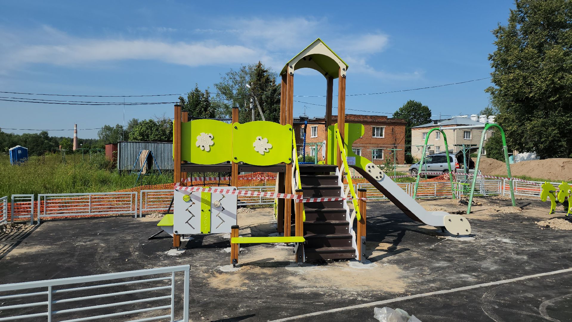 щёлково, новая детская площадка, установка детской площадки,