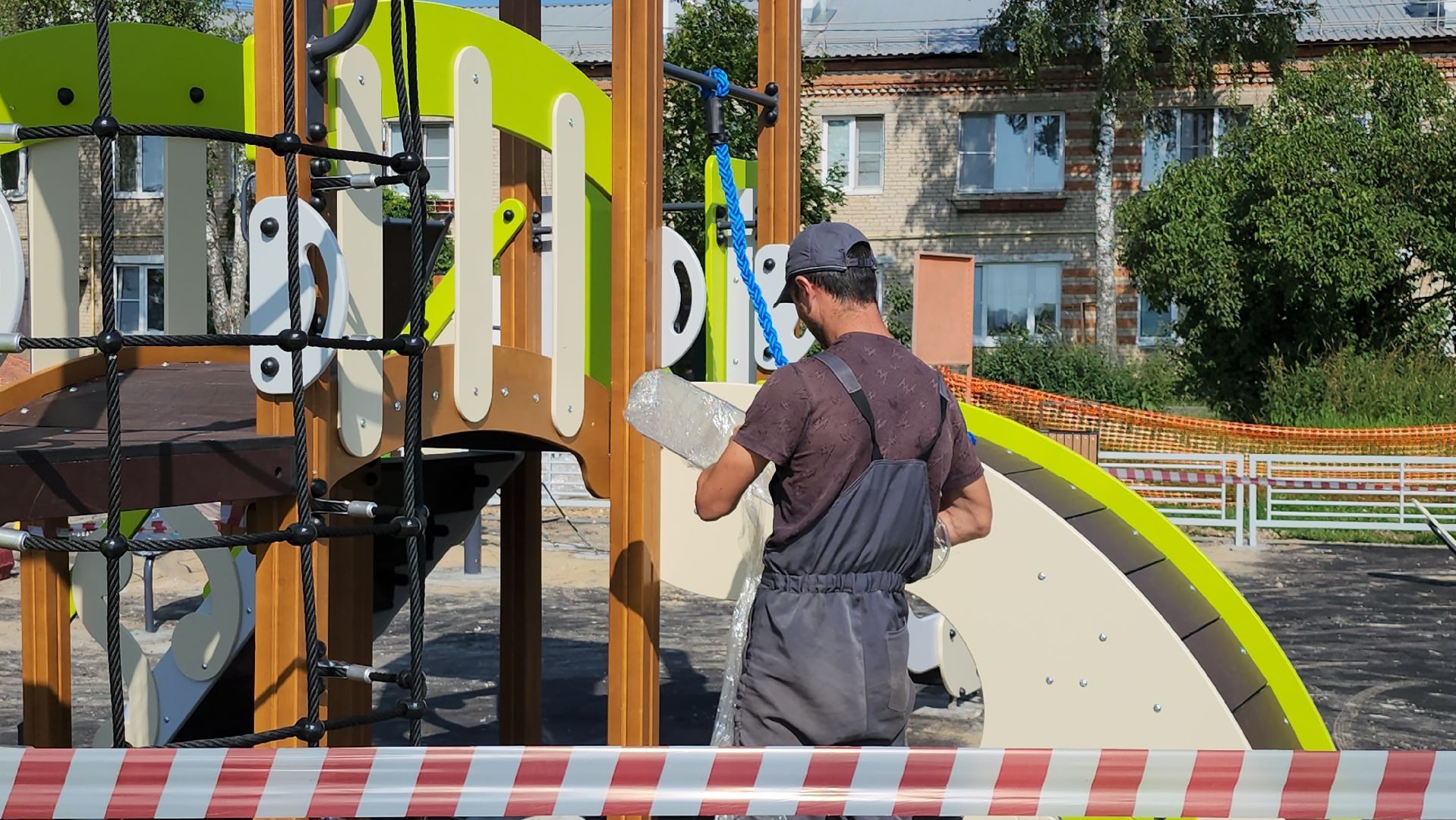 щёлково, новая детская площадка, установка детской площадки,
