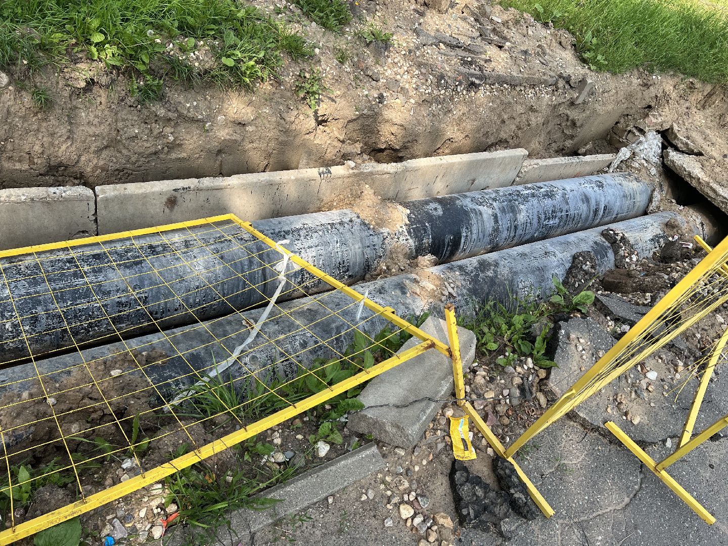 Теплотрассы , Запрудня, талдомскийокруг,