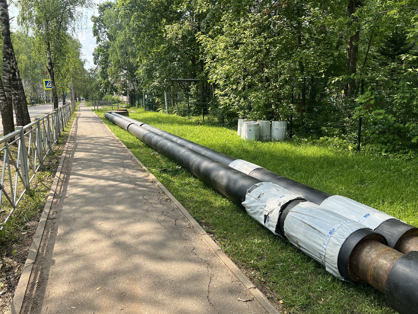 Теплотрассы , Запрудня, талдомскийокруг,