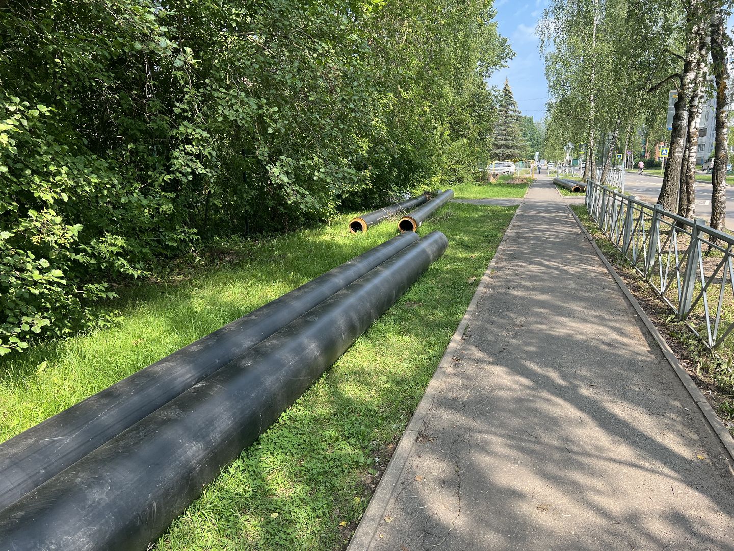 Теплотрассы , Запрудня, талдомскийокруг,