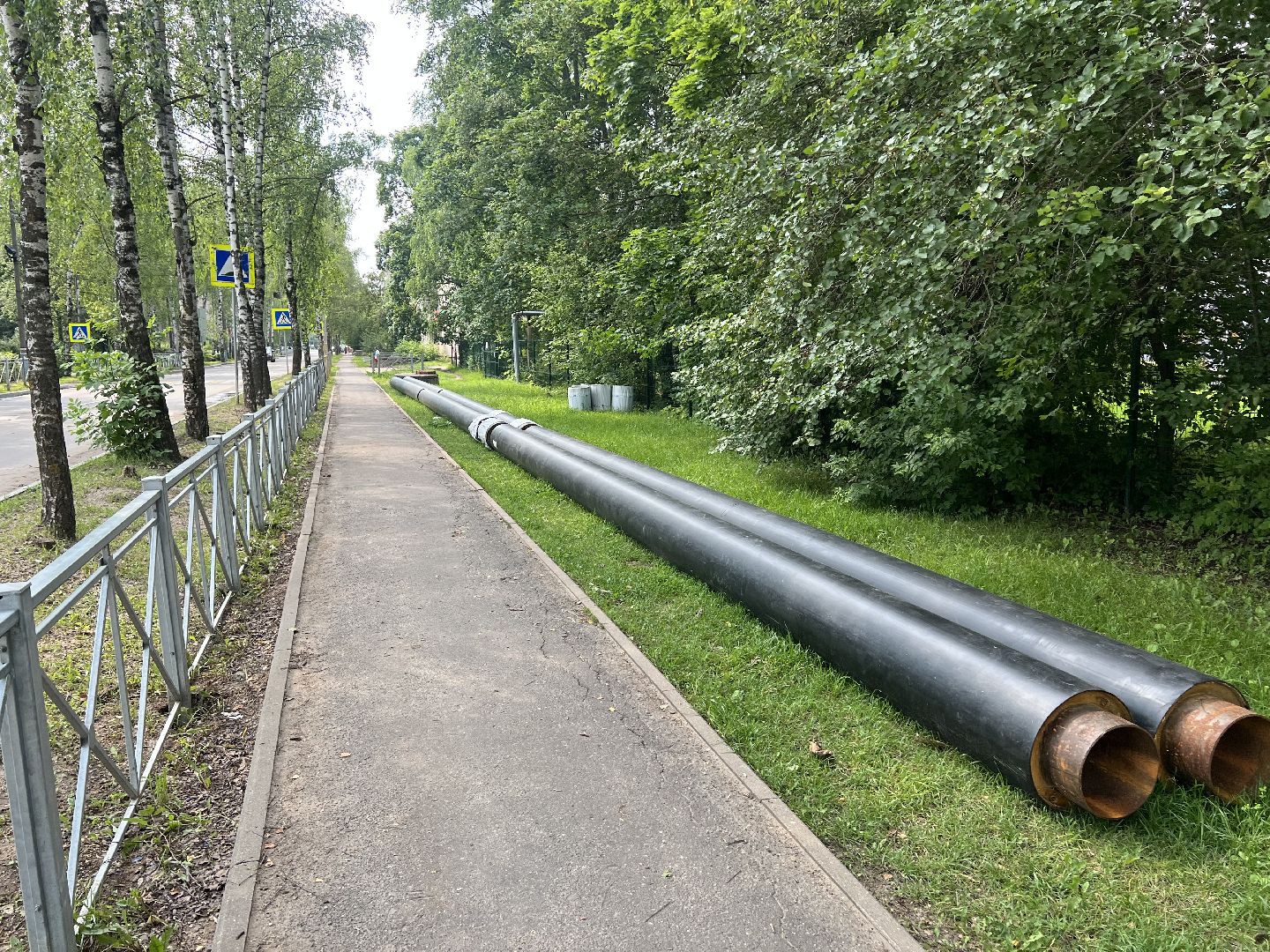 Теплотрассы , Запрудня, талдомскийокруг,