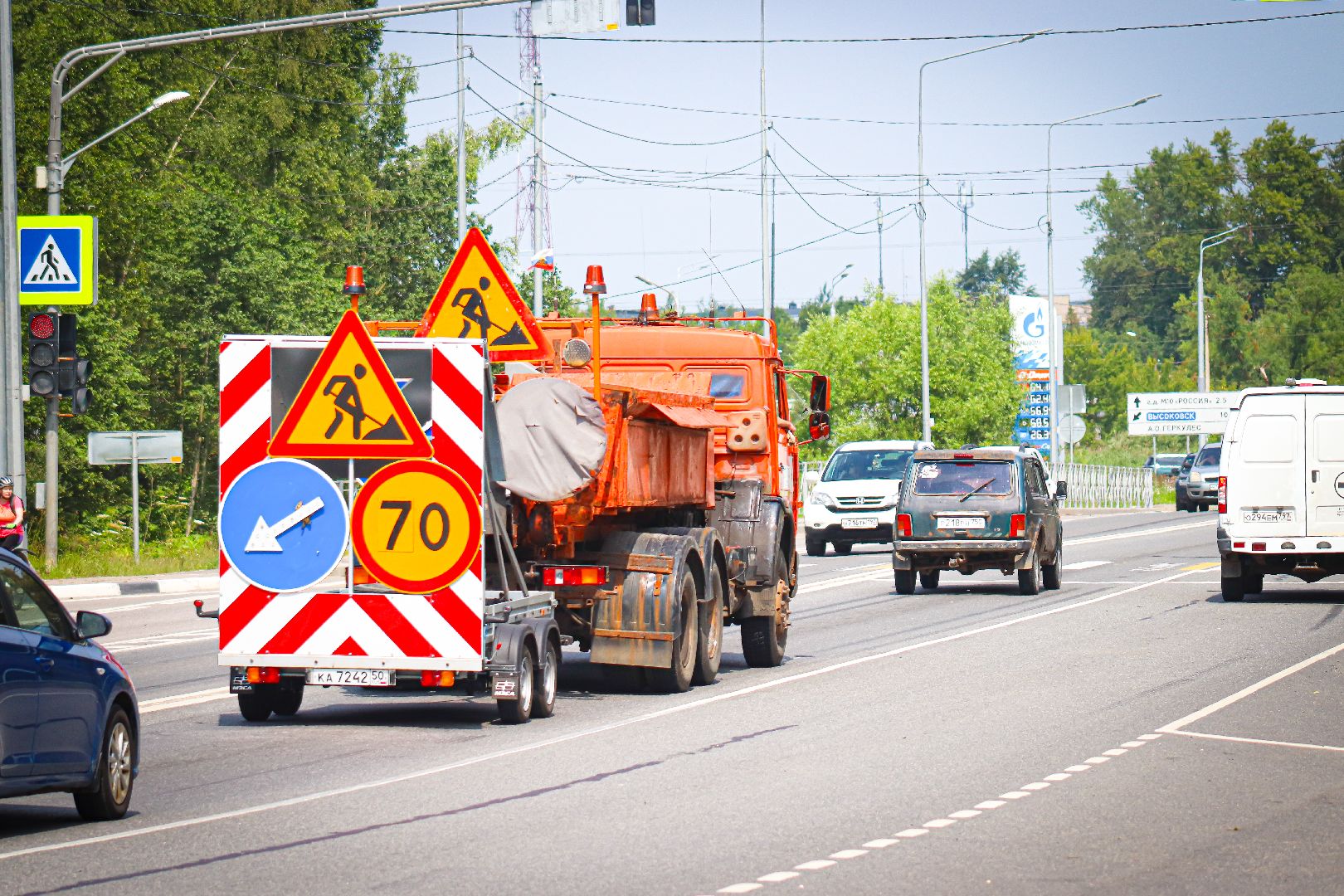 клин, дороги, освещение, общество,