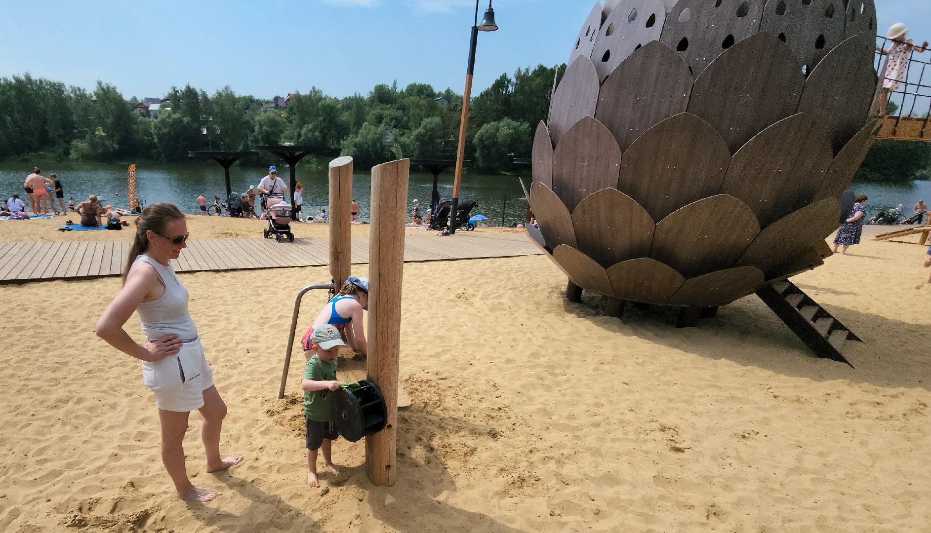 пляж, лето в подмосковье, красногорск, синичка,