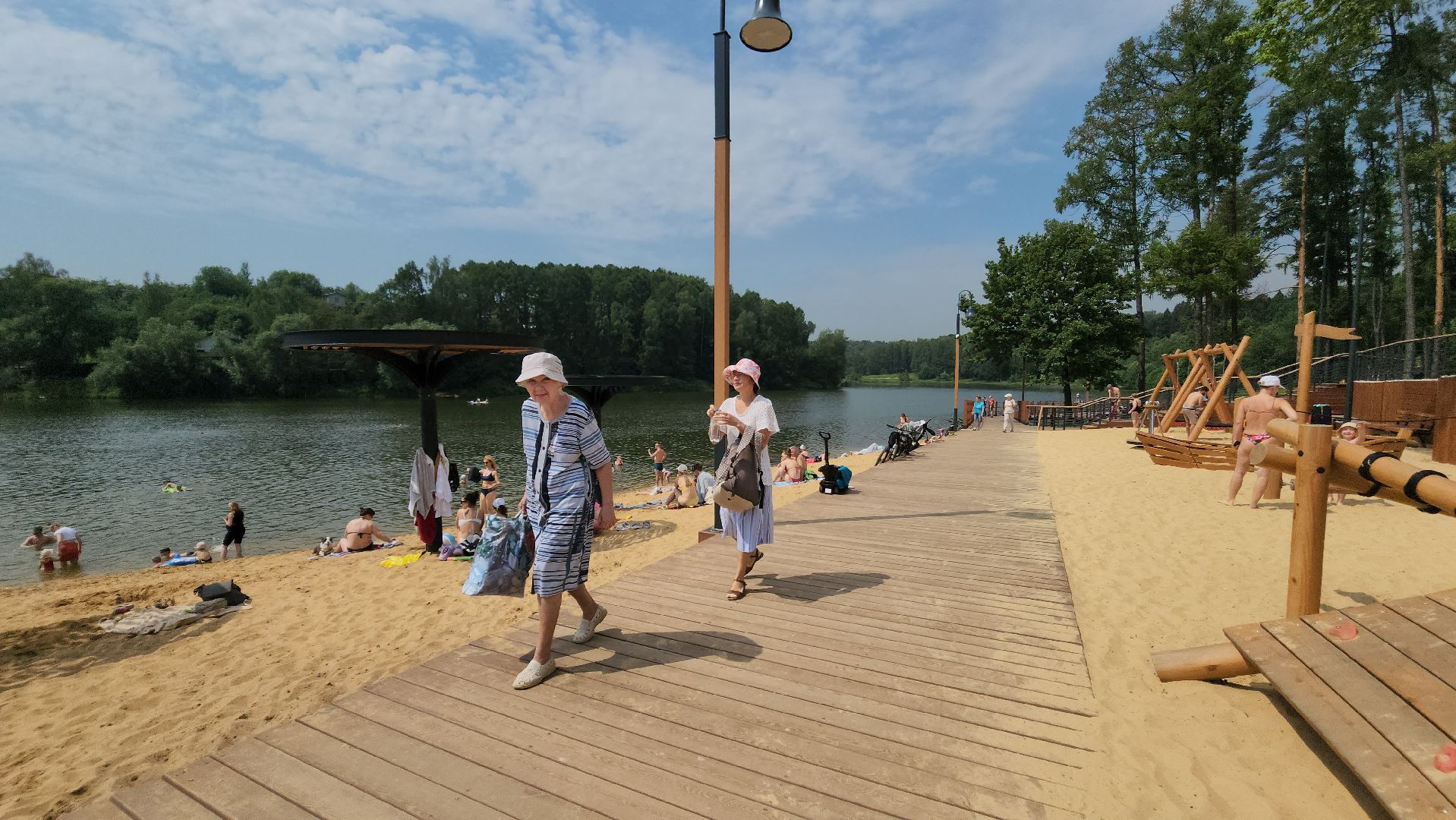 пляж, лето в подмосковье, красногорск, синичка,