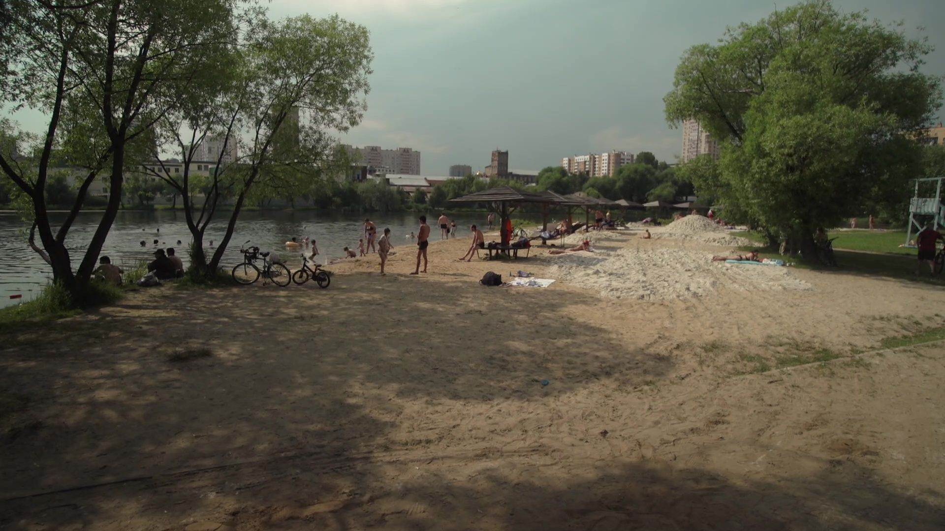 реутов, камазы, песок, пляж,