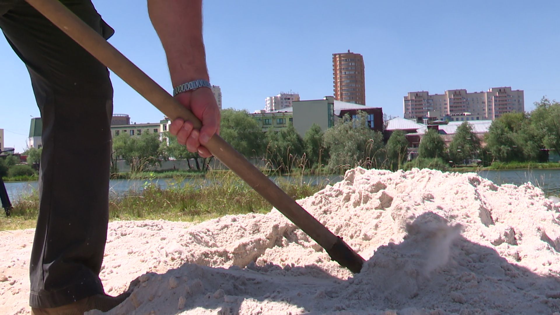 реутов, камазы, песок, пляж,