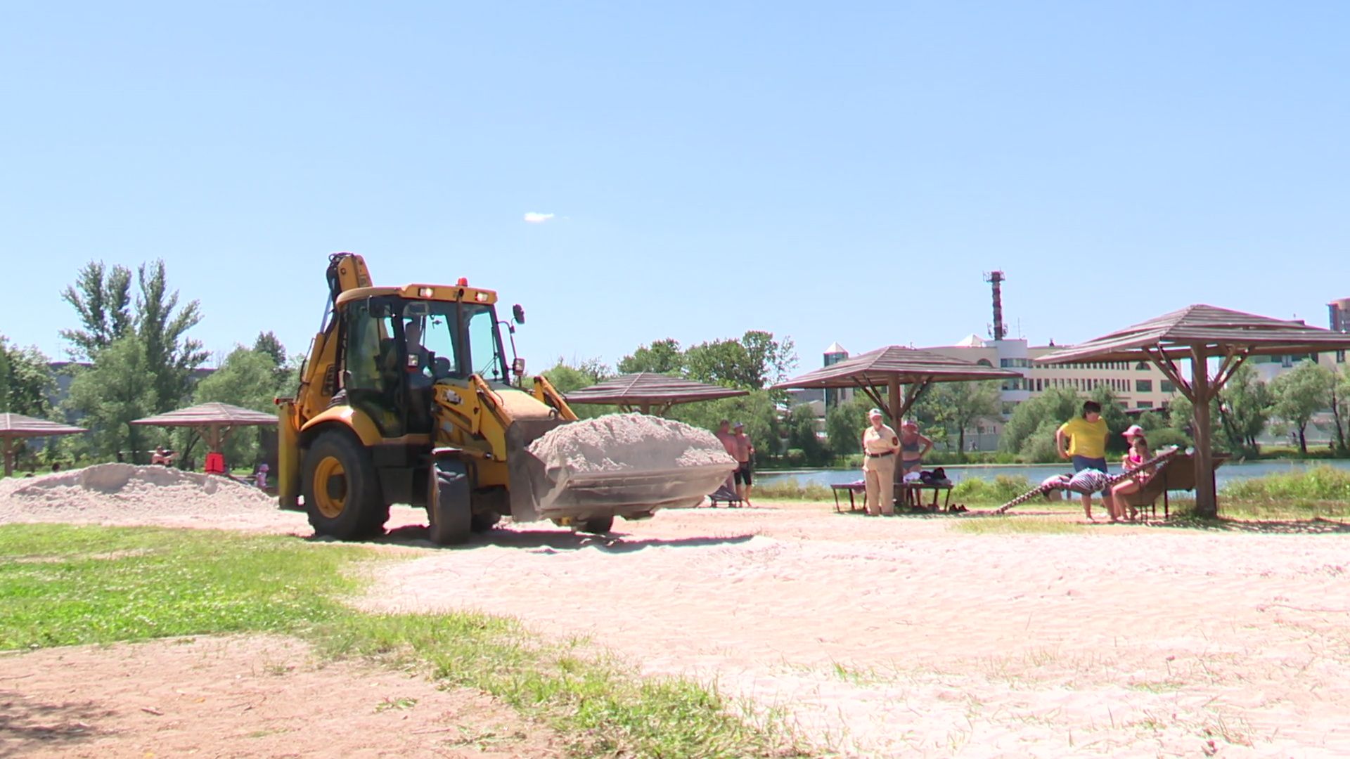 реутов, камазы, песок, пляж,