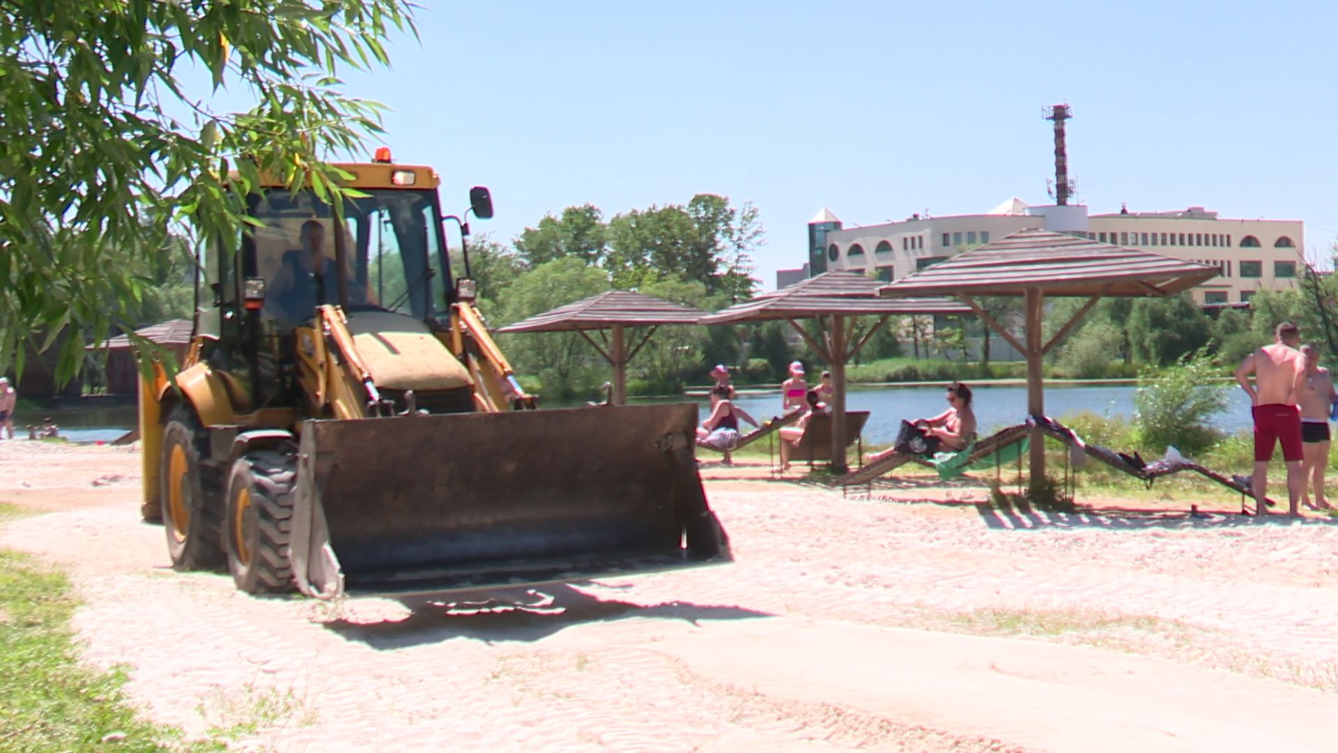 реутов, камазы, песок, пляж,