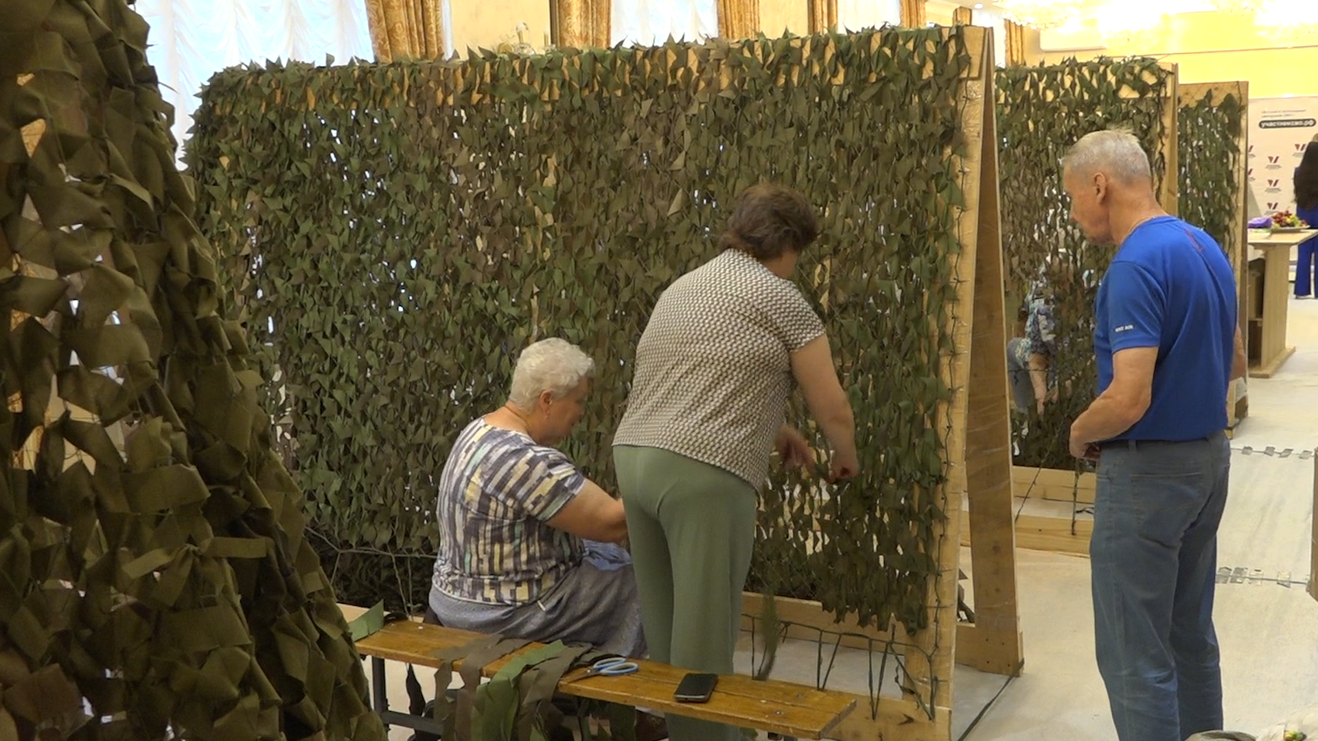 варварушки власиха, маскировочные сети, плетение сетей, помощь сво, участник сво,