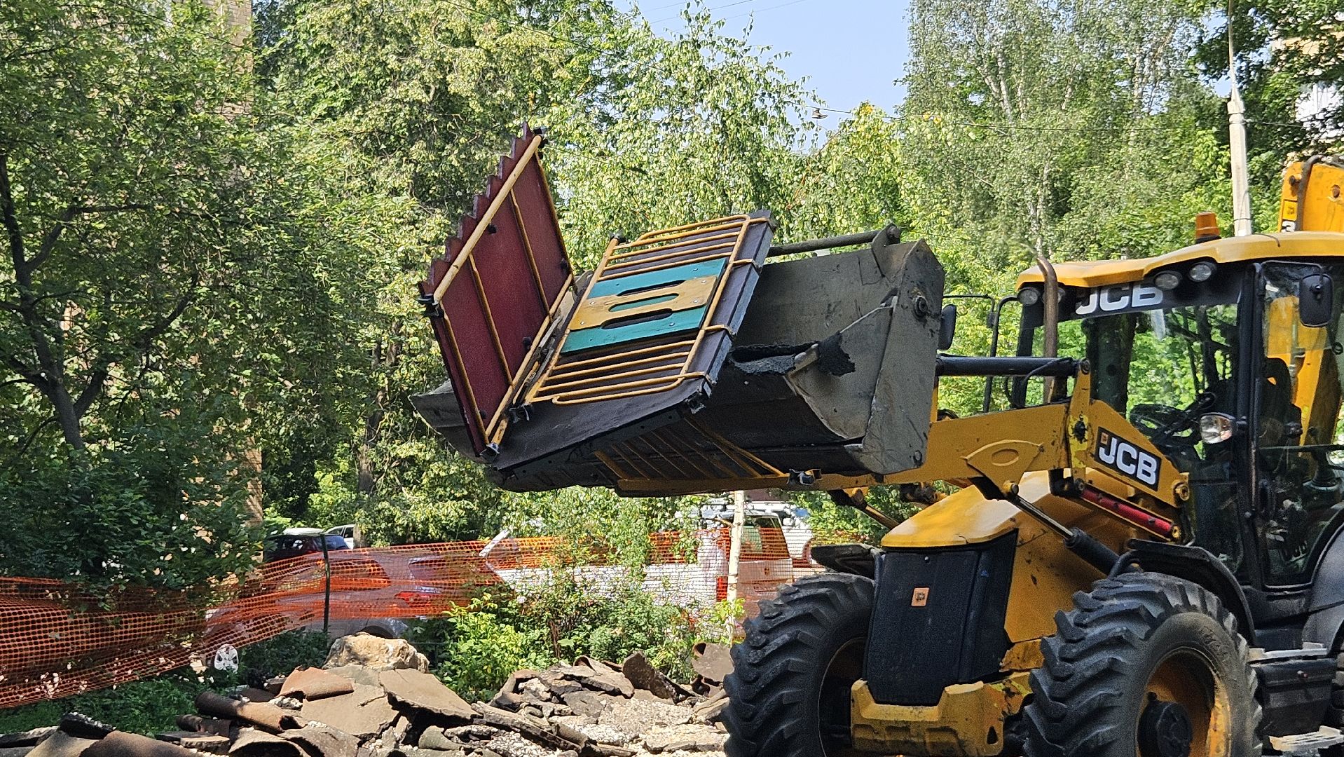 детская  площадка, жуковский, демонтаж,