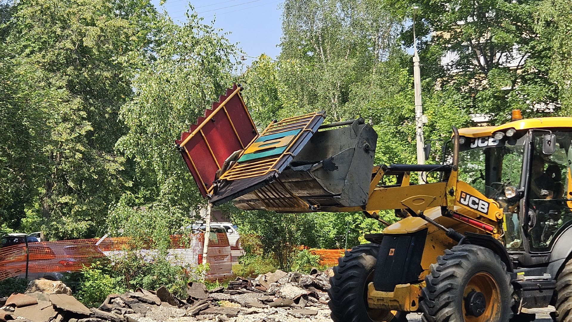 детская  площадка, жуковский, демонтаж,