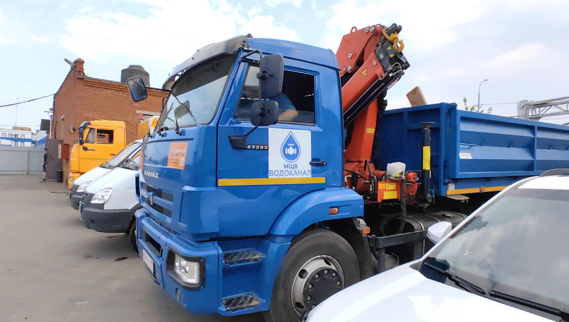 водоканал, техника, засор, камаз, газель,