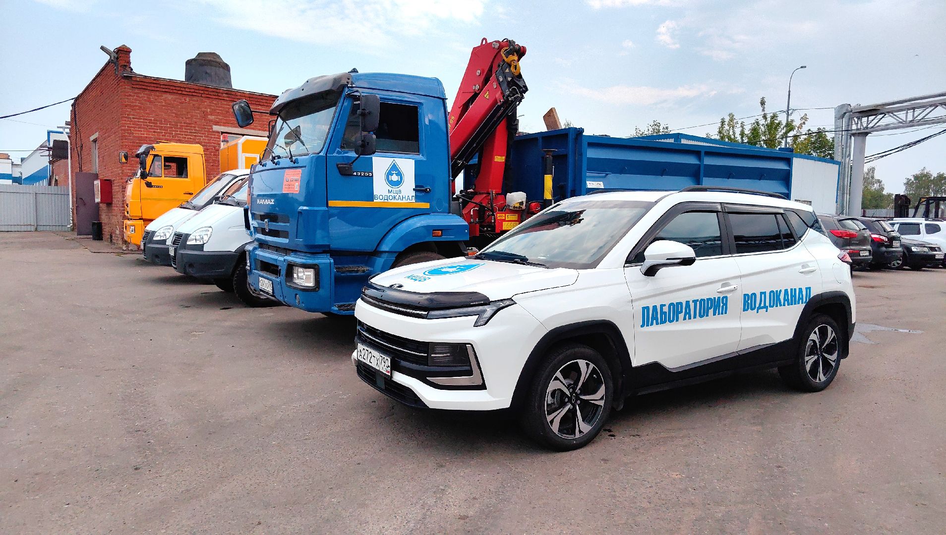 водоканал, техника, засор, камаз, газель,