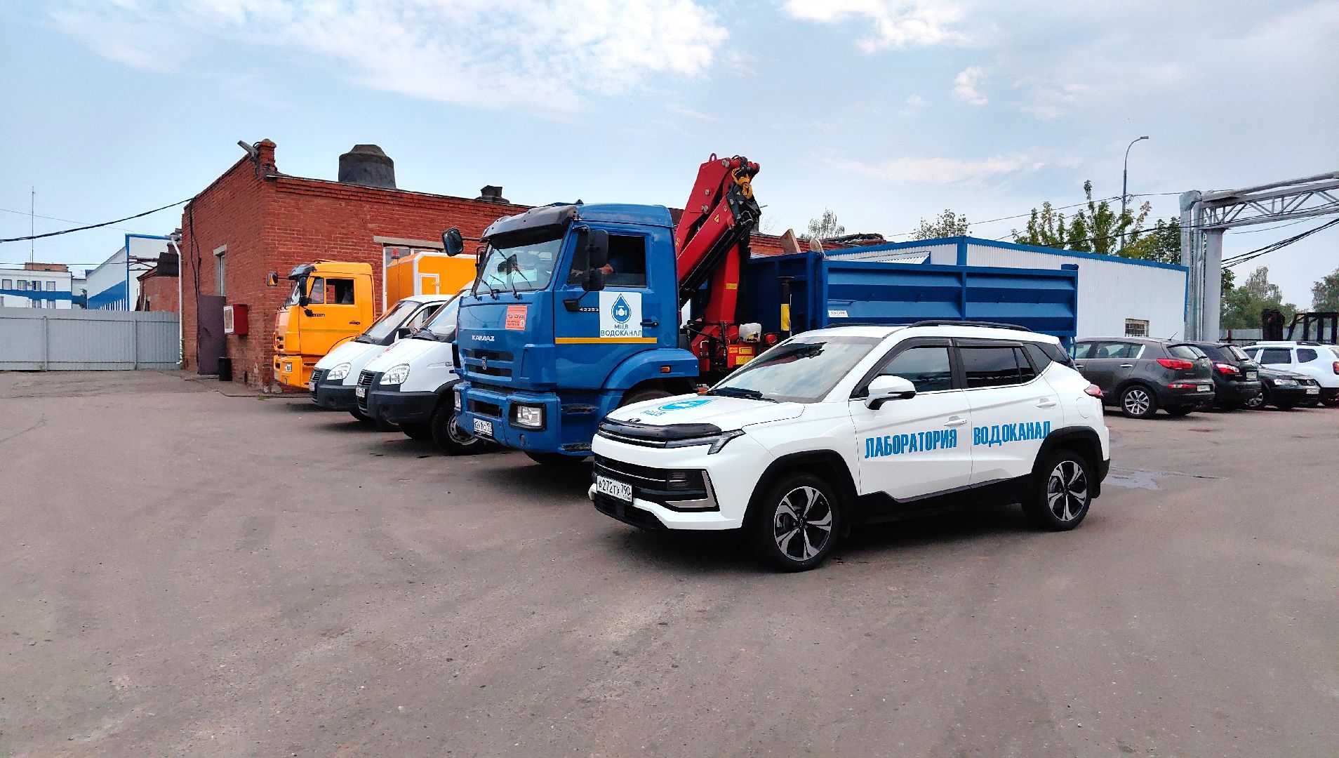 водоканал, техника, засор, камаз, газель,