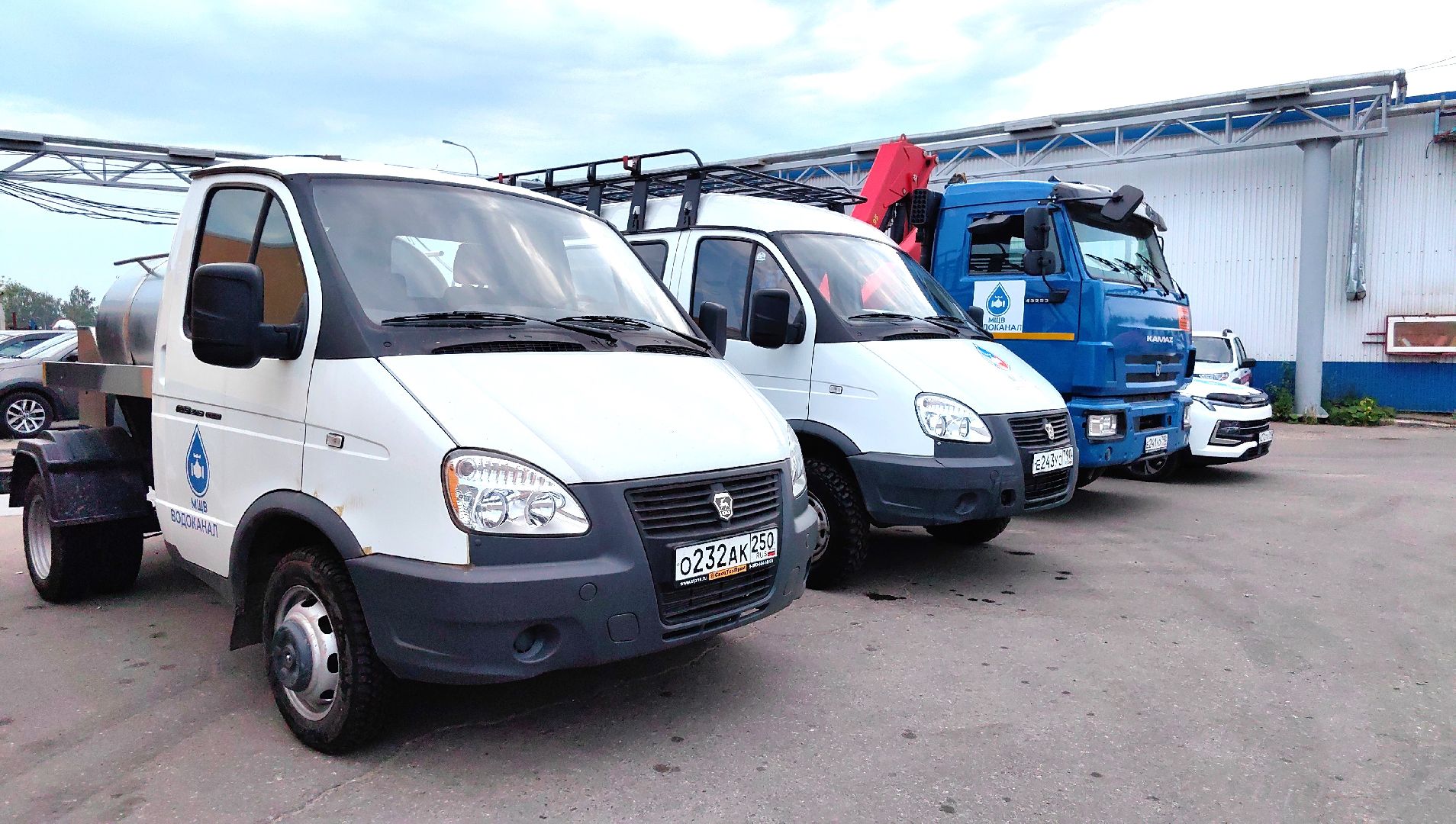 водоканал, техника, засор, камаз, газель,