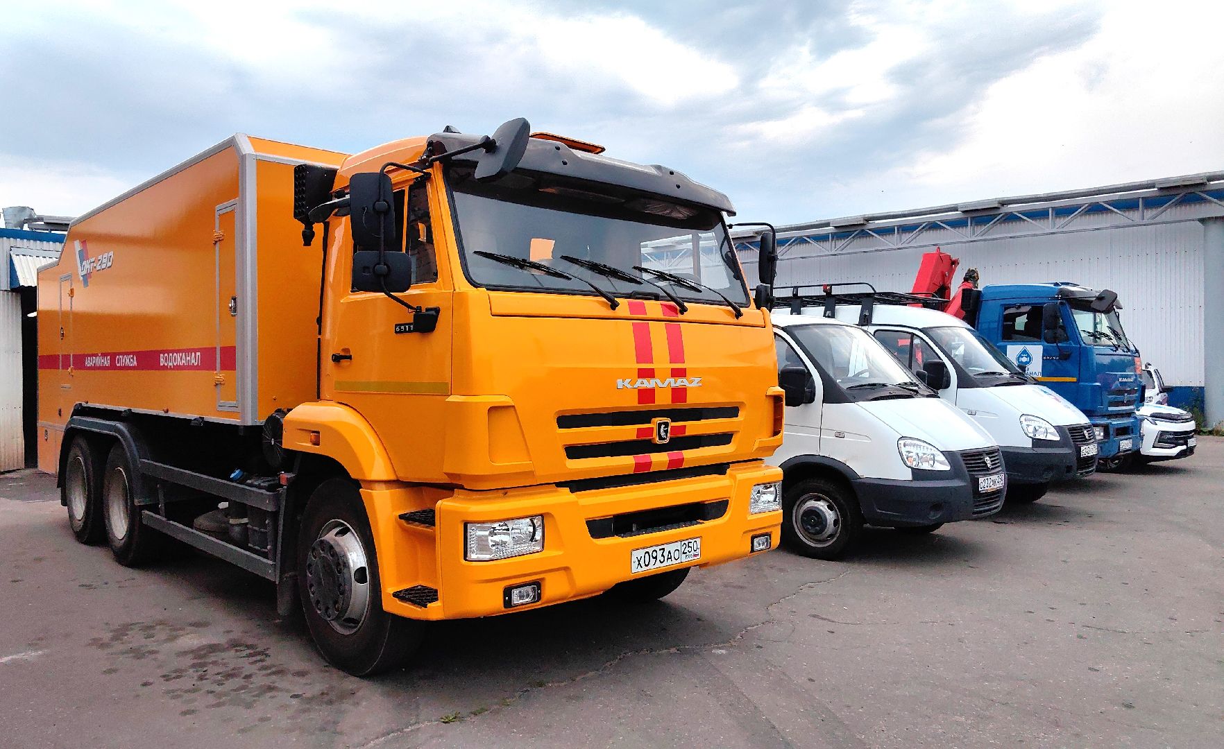 водоканал, техника, засор, камаз, газель,