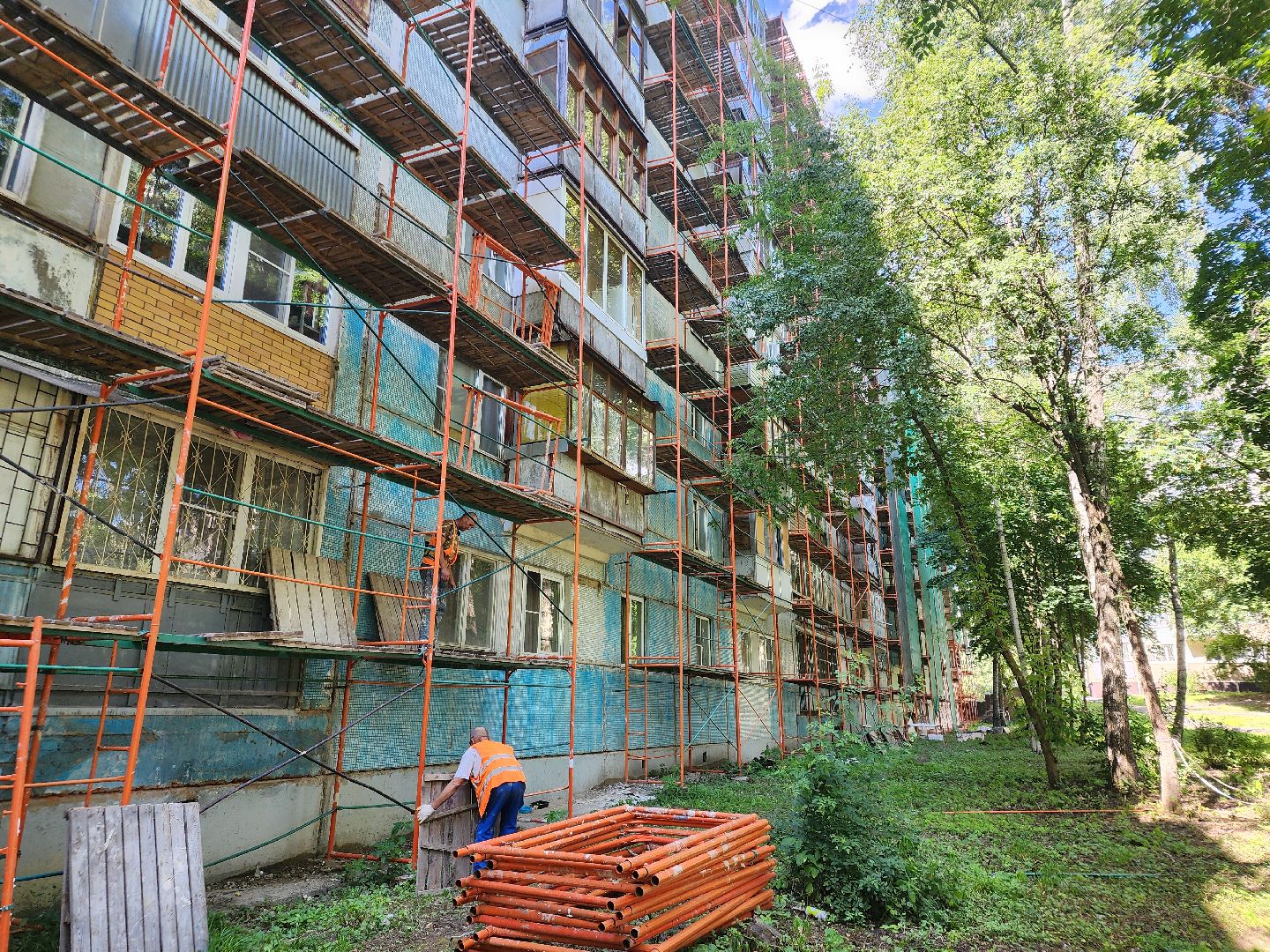 жкх, капитальный ремонт, пушкино, фасадные и кровельные работы,