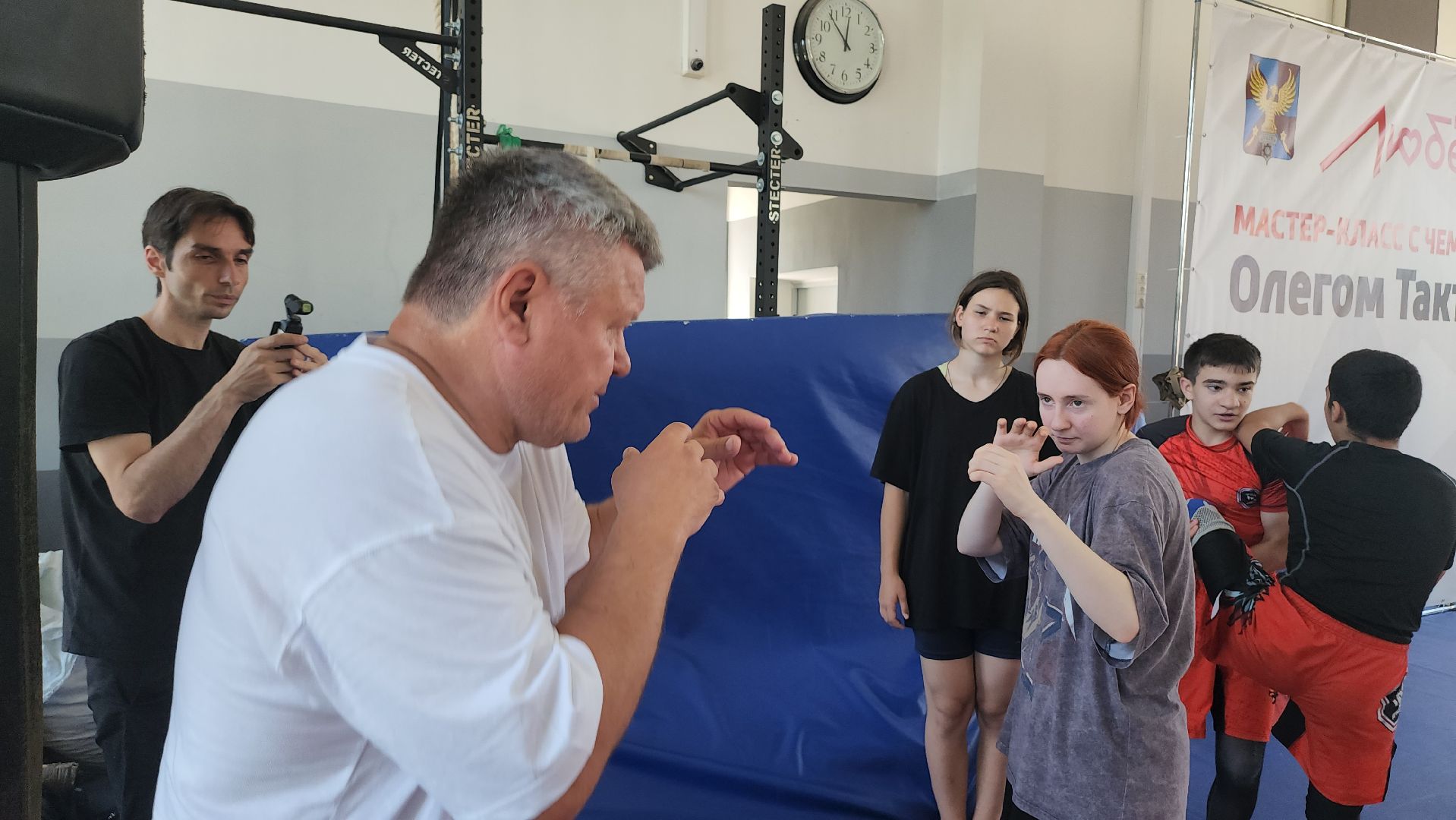 Люберцы, мастер-класс с Олегом Тактаровым, самооборона, борьба,