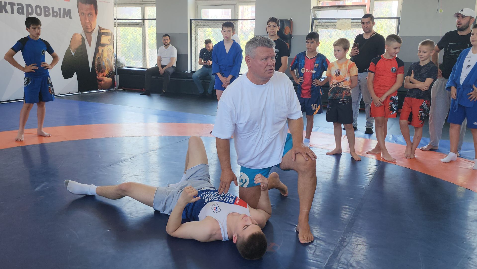 Люберцы, мастер-класс с Олегом Тактаровым, самооборона, борьба,