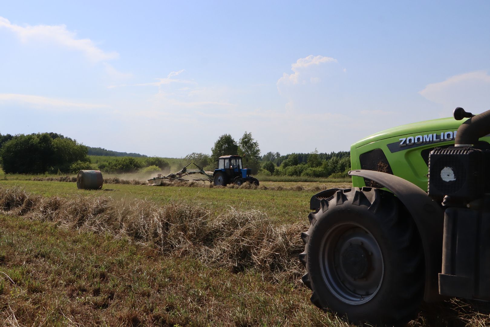 серебряные пруды, сенокос, сельское хозяйство, сп нива,