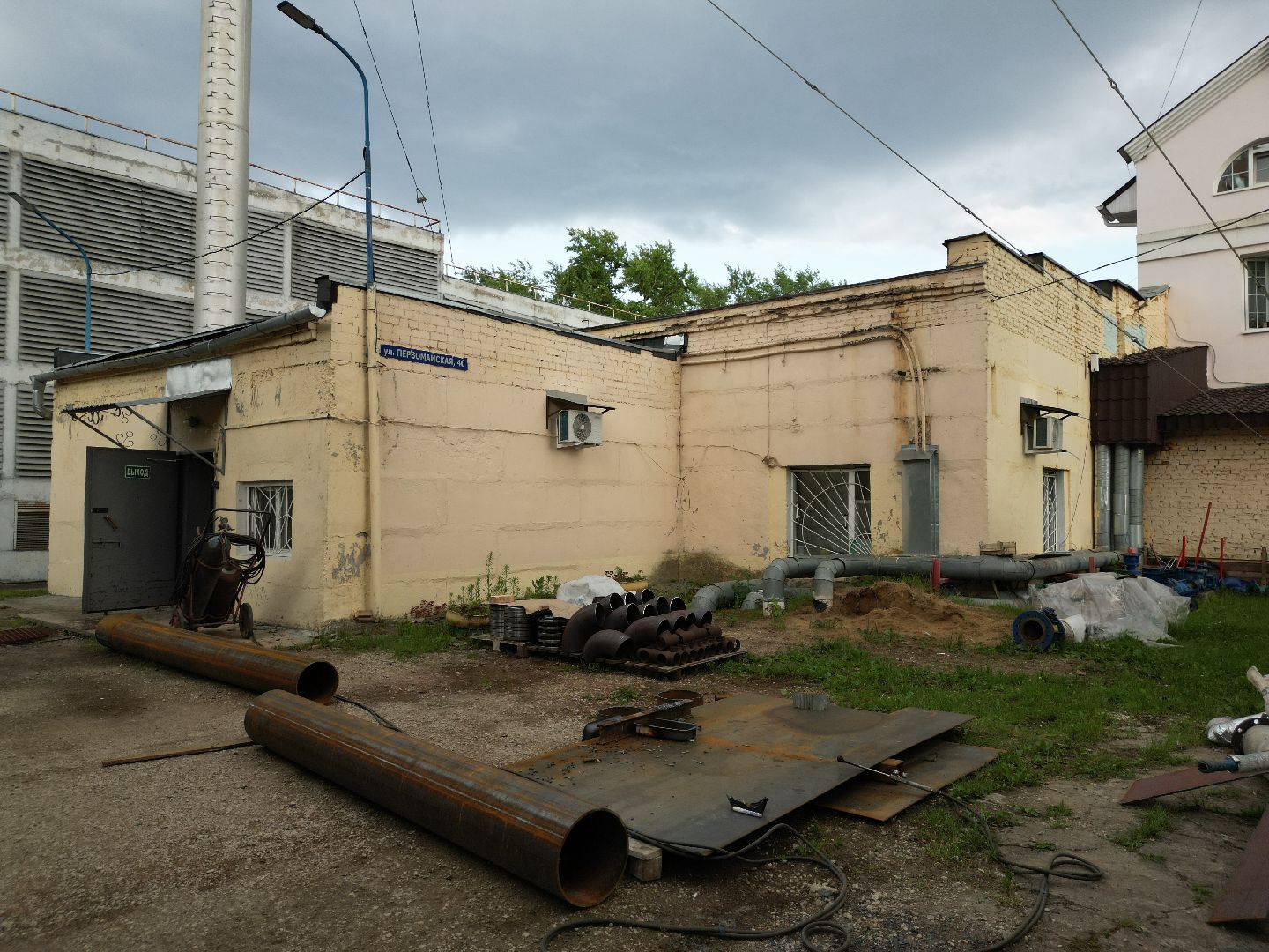 видео с коптера, котельная на первомайской, котельная в долгопрудном, ремонт котельной,