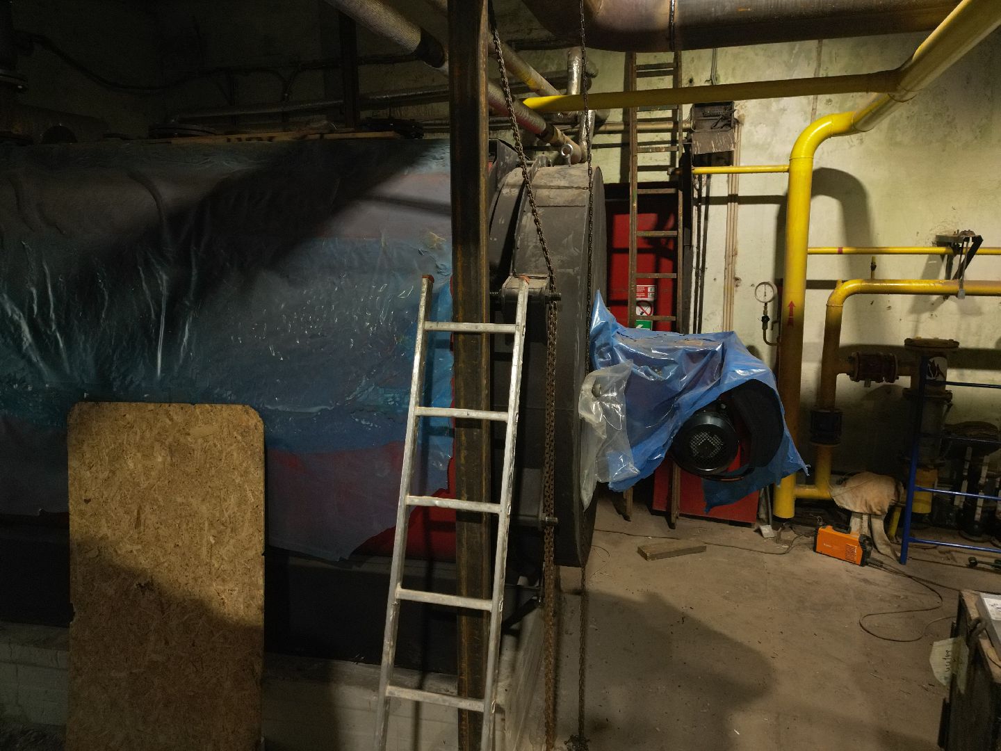 видео с коптера, котельная на первомайской, котельная в долгопрудном, ремонт котельной,